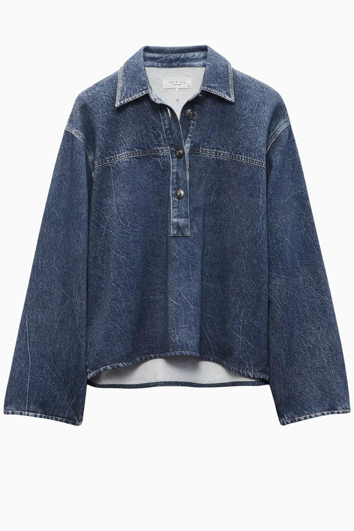 Rag & Bone Miramar Emily Popover - Penny Wash