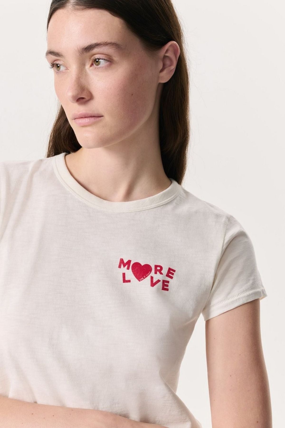 Rag and Bone More Love T-Shirt - Ivory