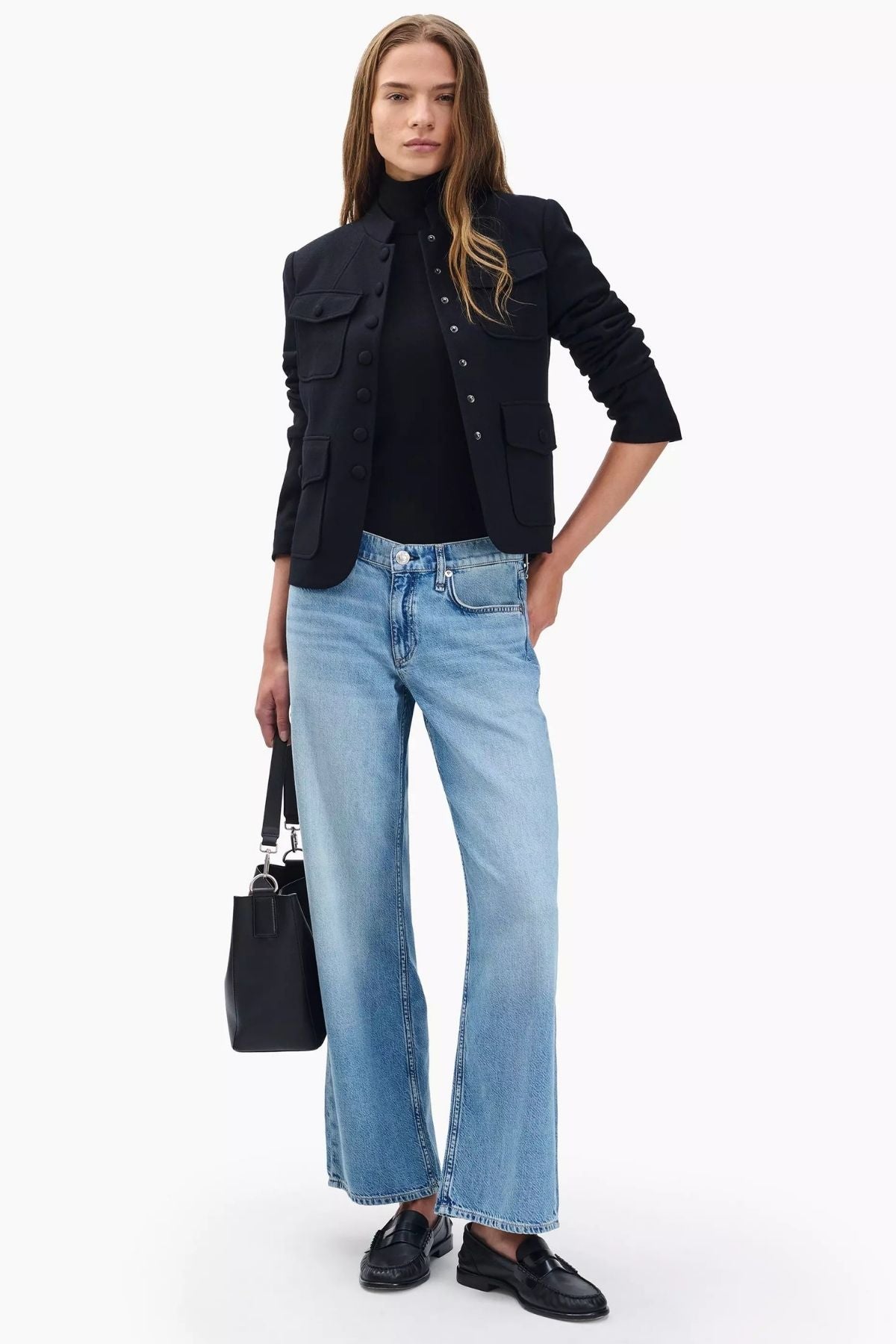 Rag & Bone Saige Ankle Relaxed Jeans - Ludlow