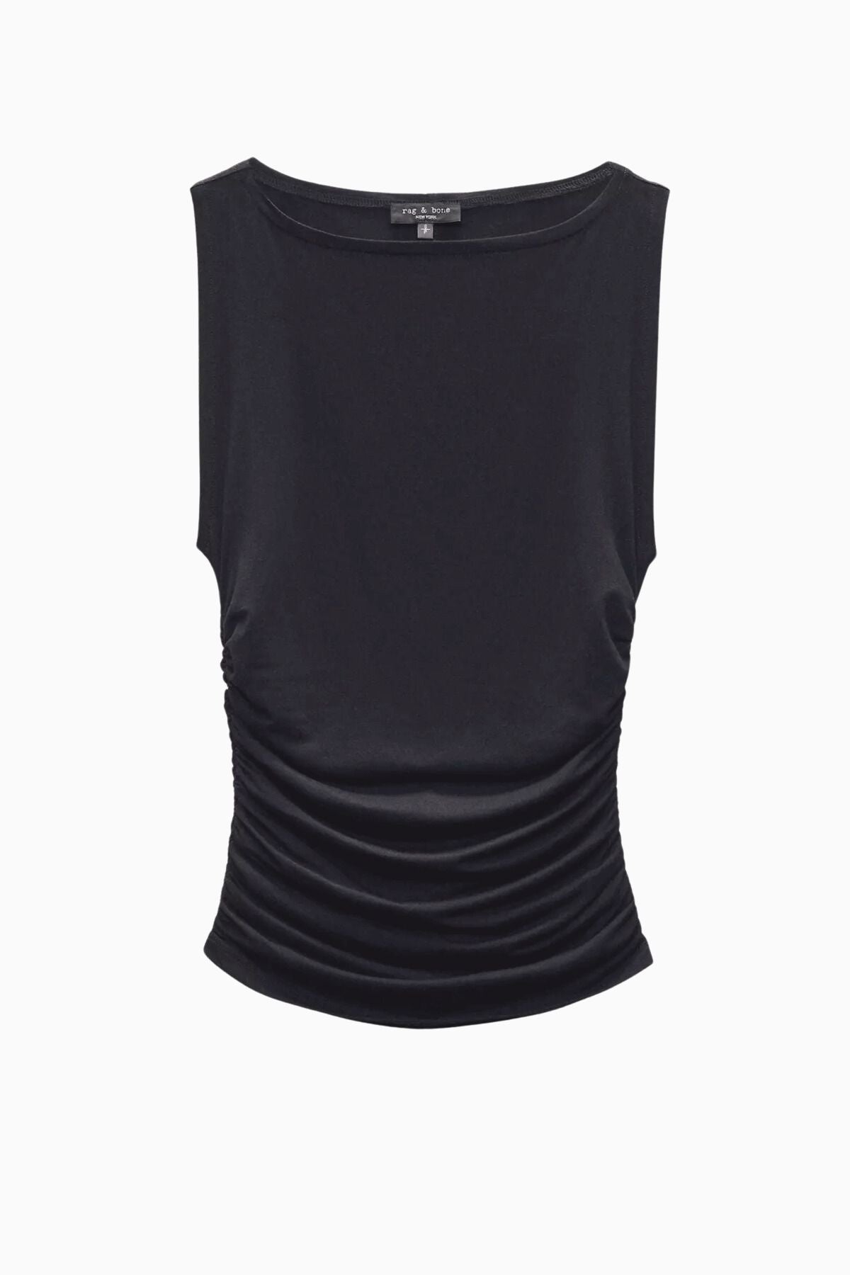 Rag Bone Luca Shirred Tank Black