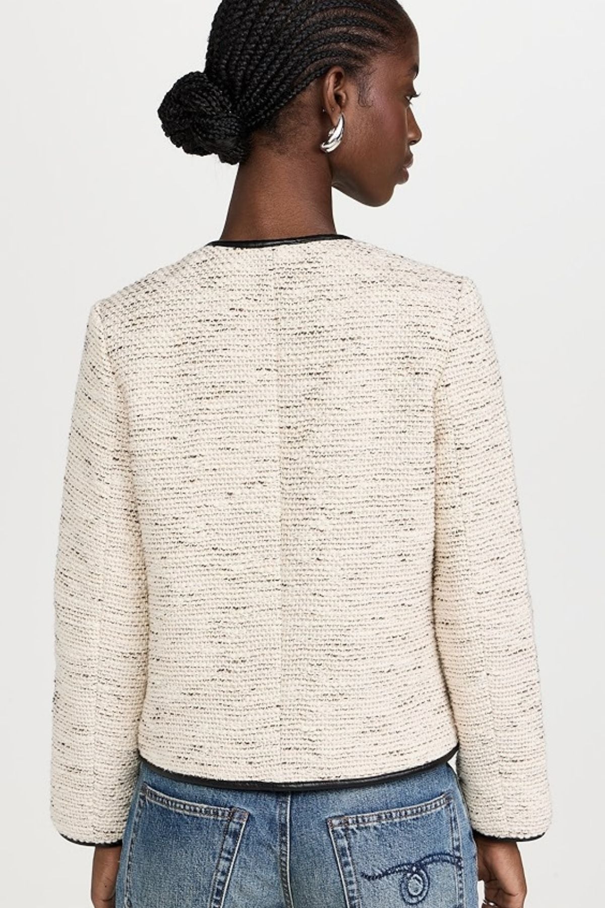 Rag & Bone Mirabelle Italian Tweed Jacket - Ivory