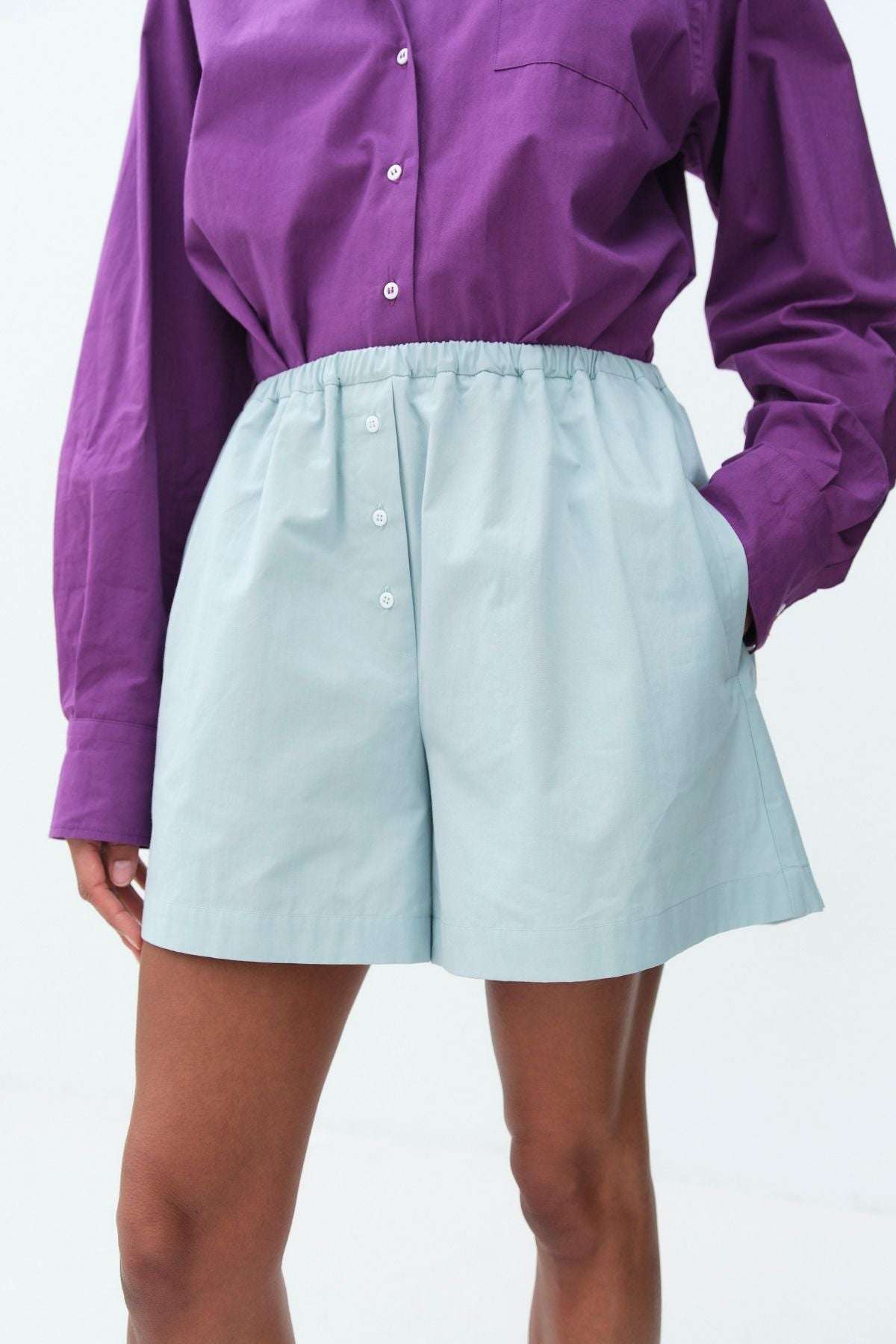 Rika Studios Park Shorts - Mentha