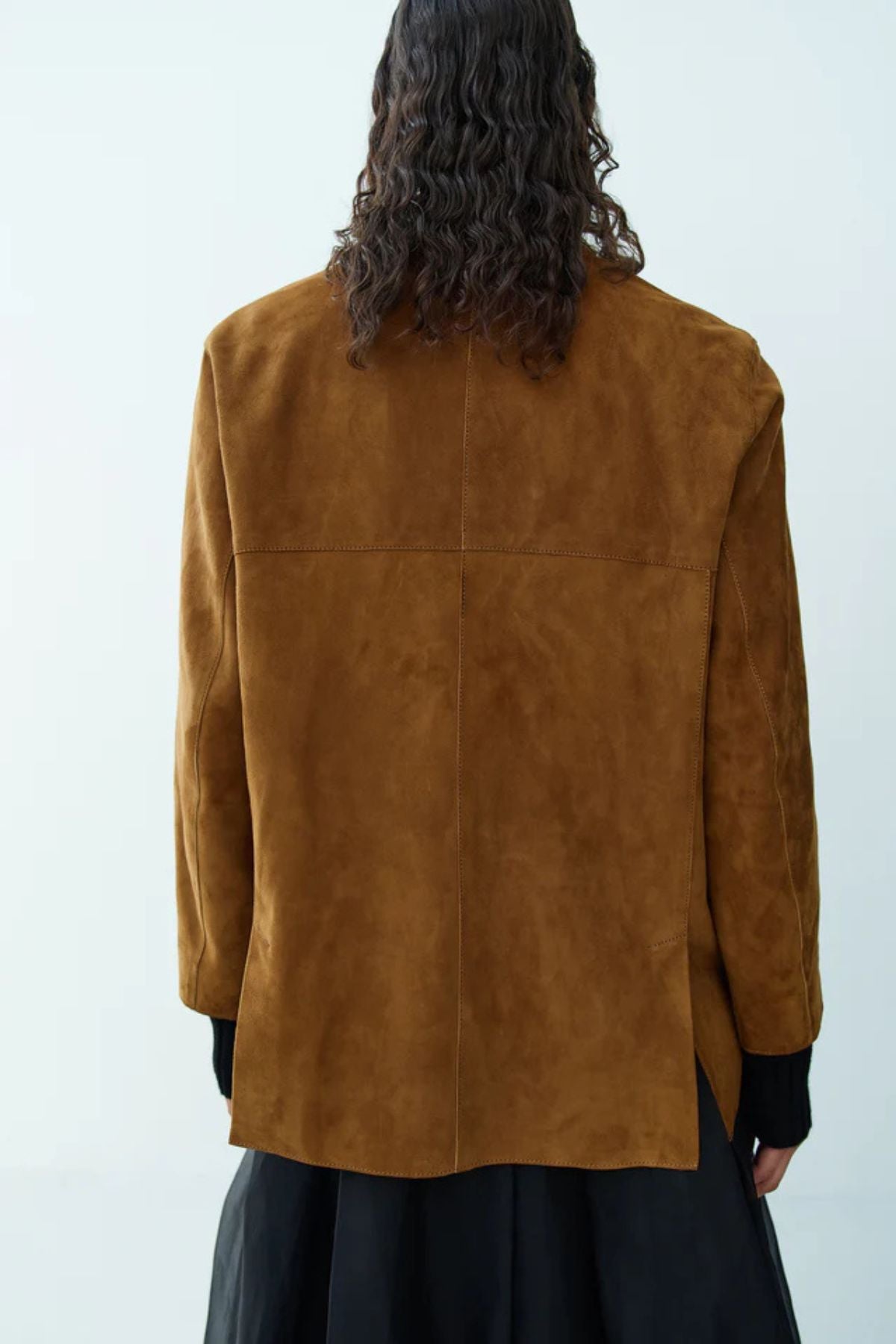 Rika Studios Steve Suede Blazer - Gold