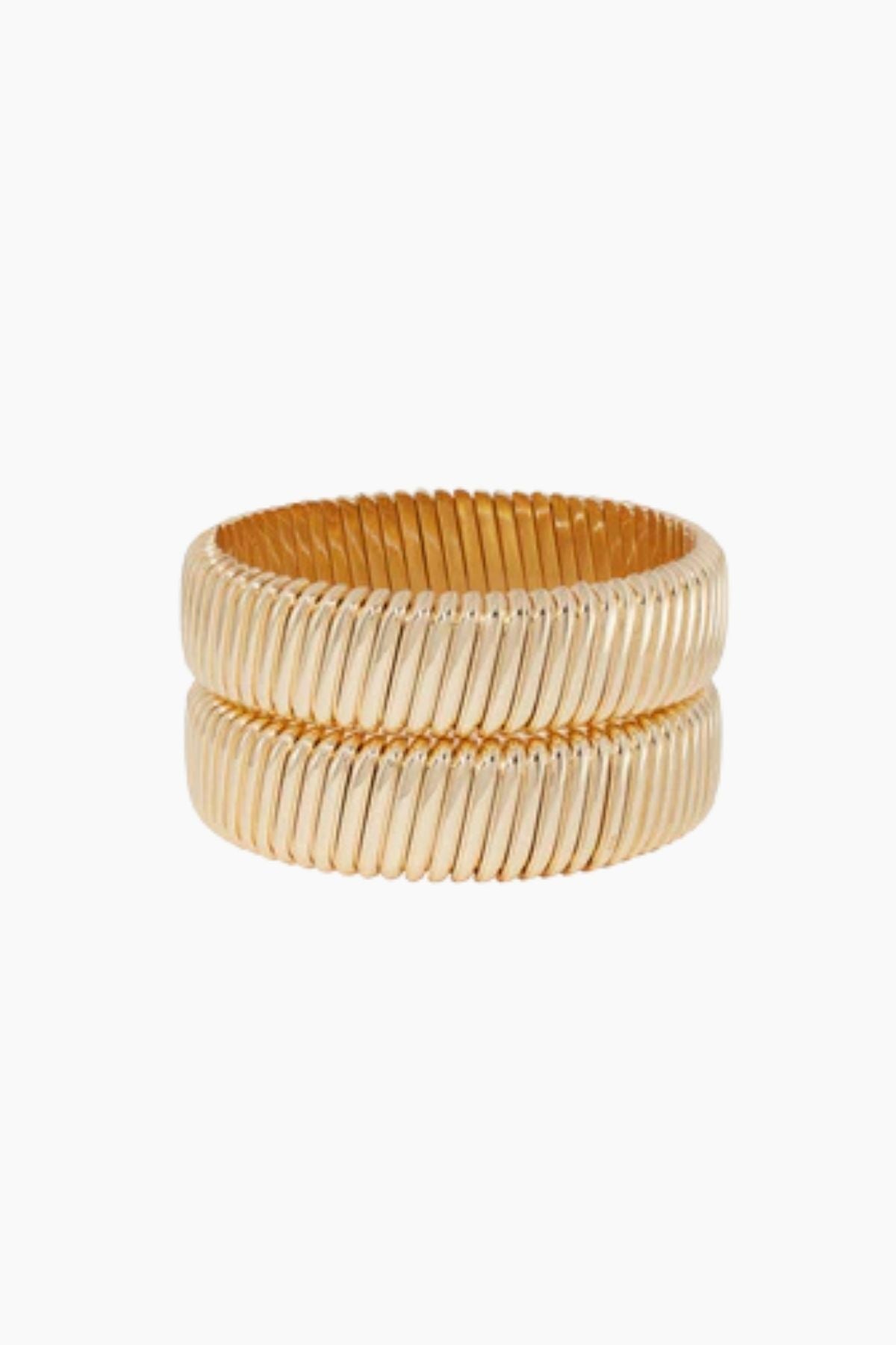 Roxanne Assoulin Rolling Bracelet Duo - Gold