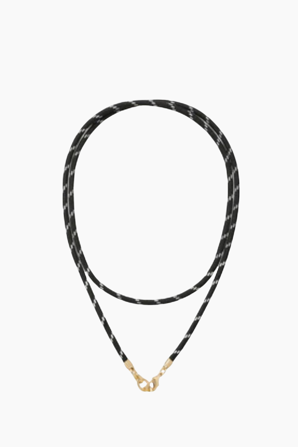 Roxanne Assoulin The Long Happy Cord Charm Necklace - Black/ Gold