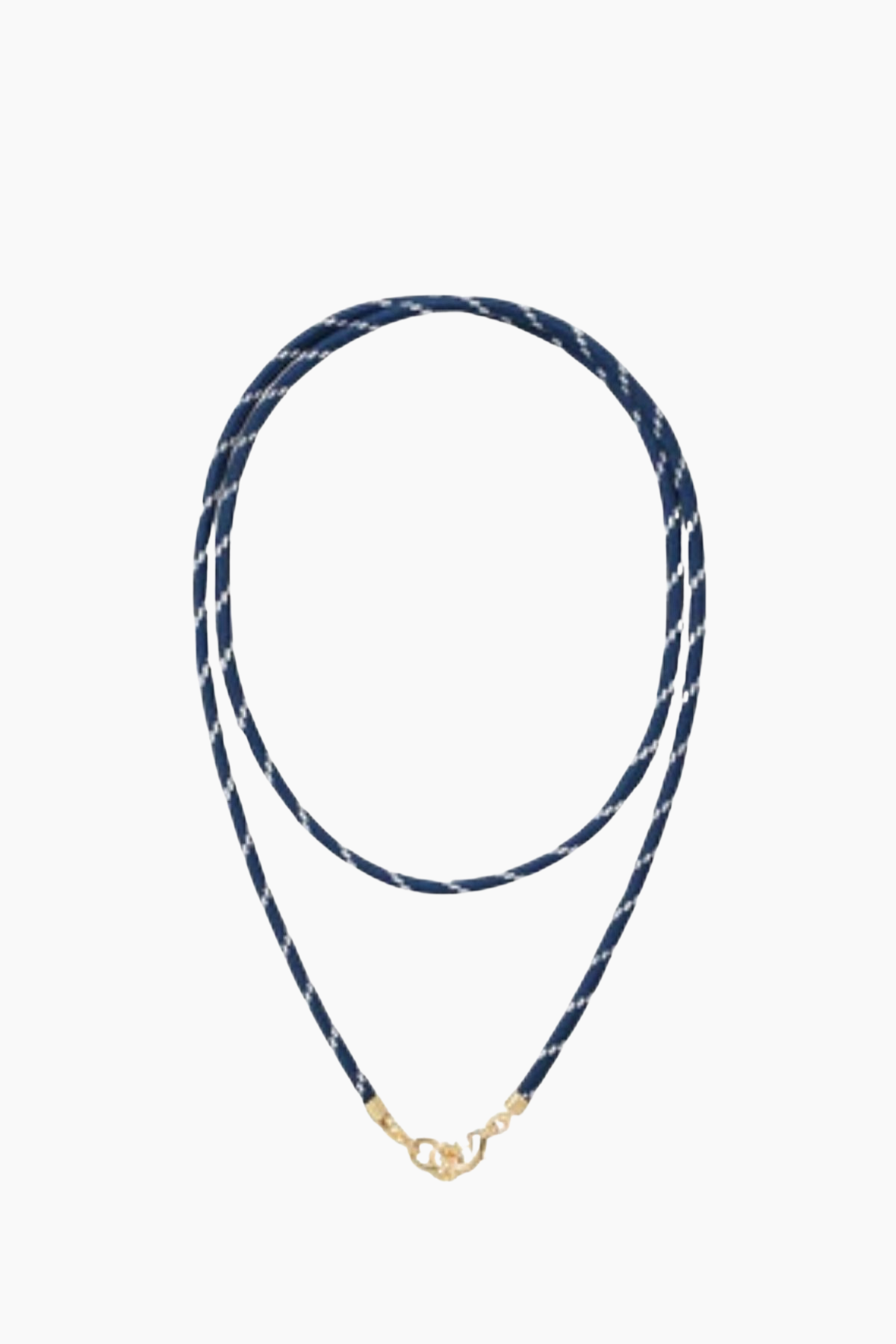 Roxanne Assoulin The Long Happy Cord Charm Necklace - Navy/ Burgundy