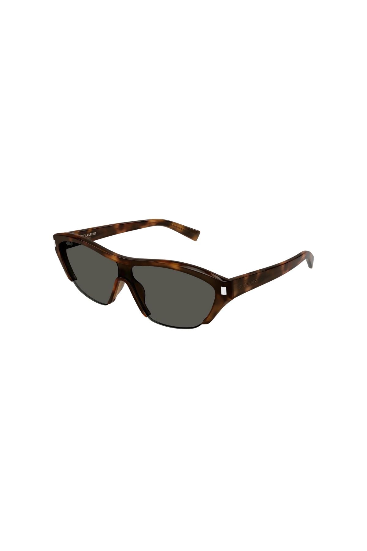 Saint Laurent Corner Angle Sunglasses - Havana