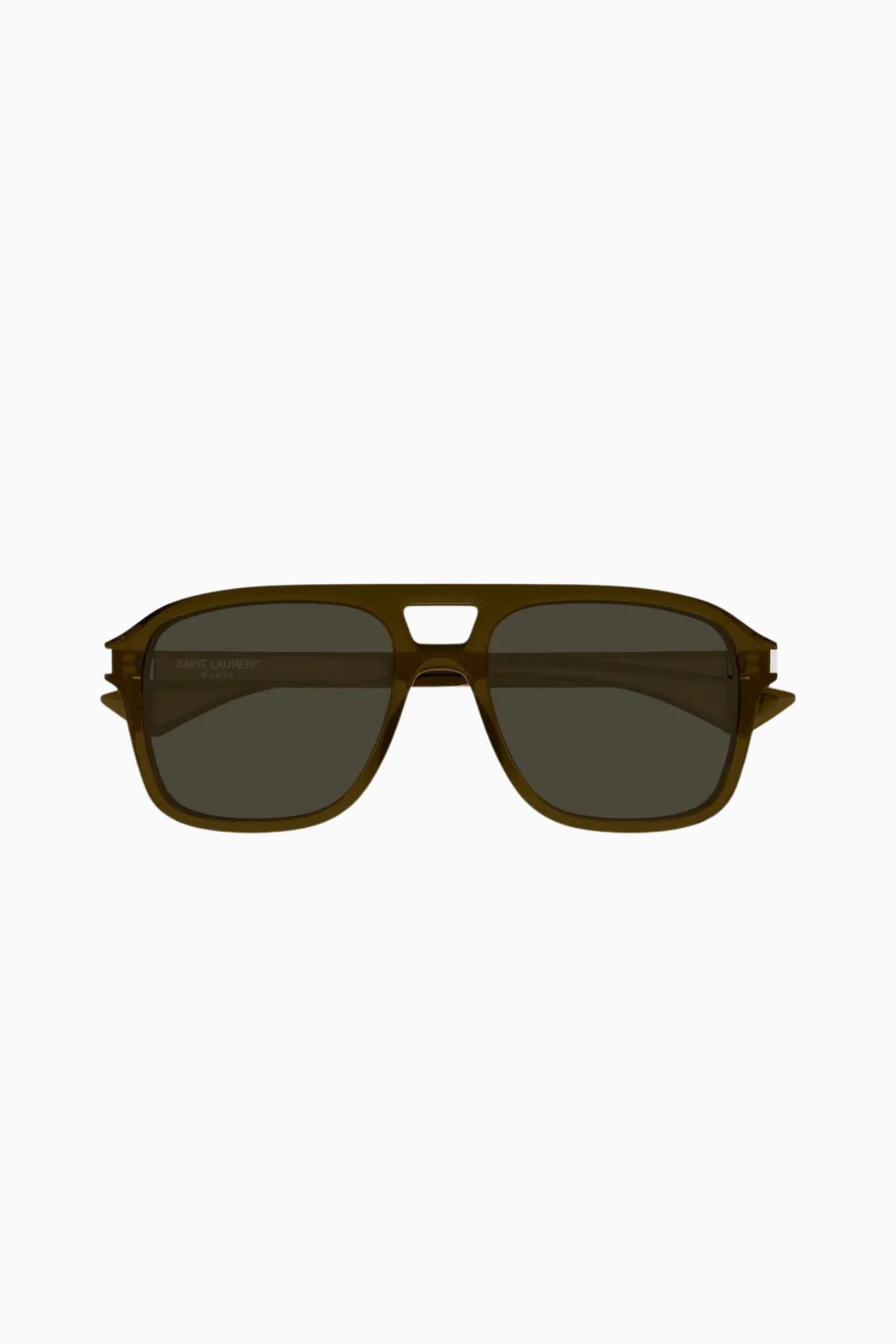Saint Laurent Oversized Pilot Sunglasses - Brown