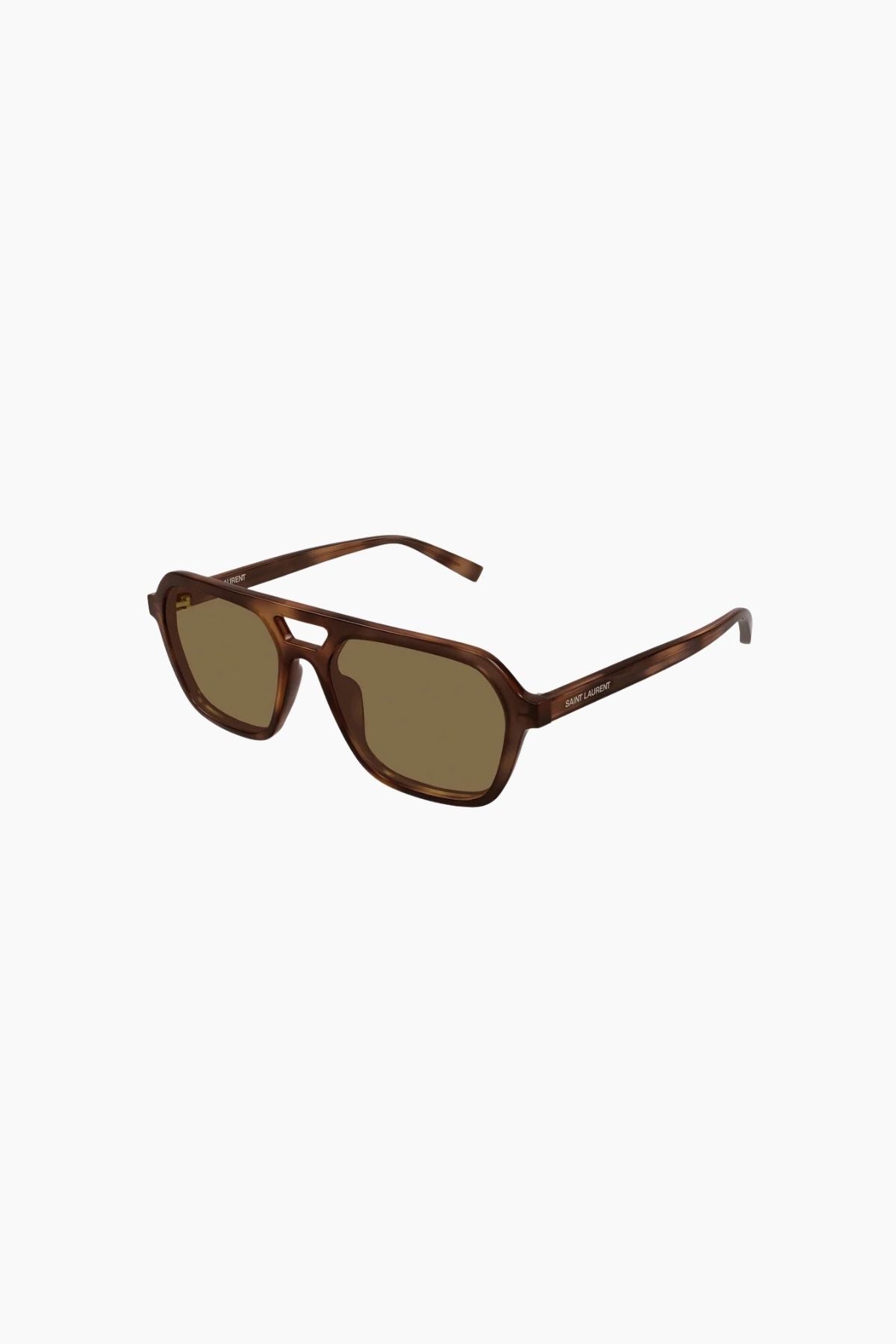Saint Laurent Pilot Sunglasses - Havana