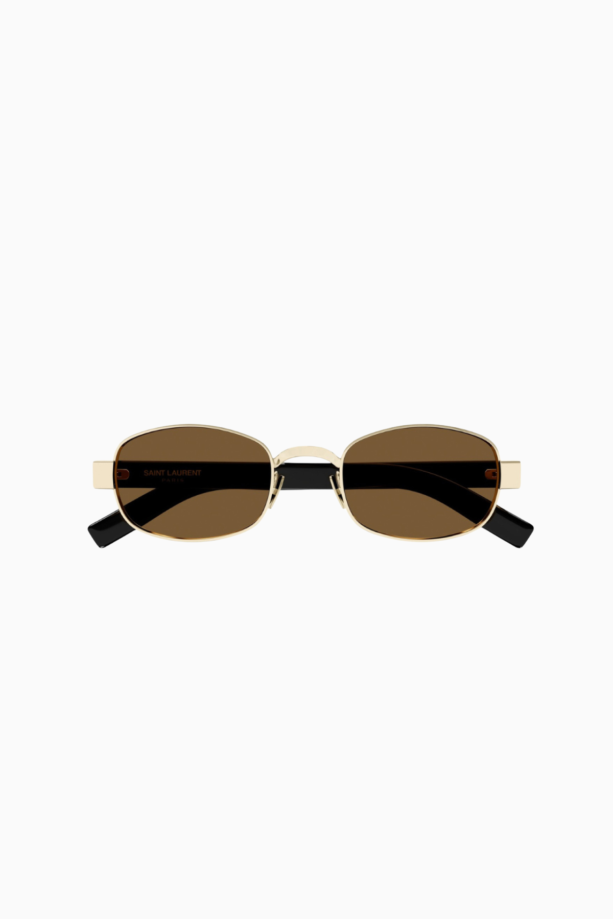 Saint Laurent Rectangle Frame Sunglasses - Gold