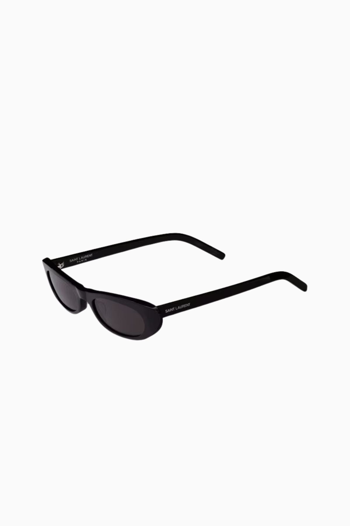 Saint Laurent Slim Round Sunglasses - Black