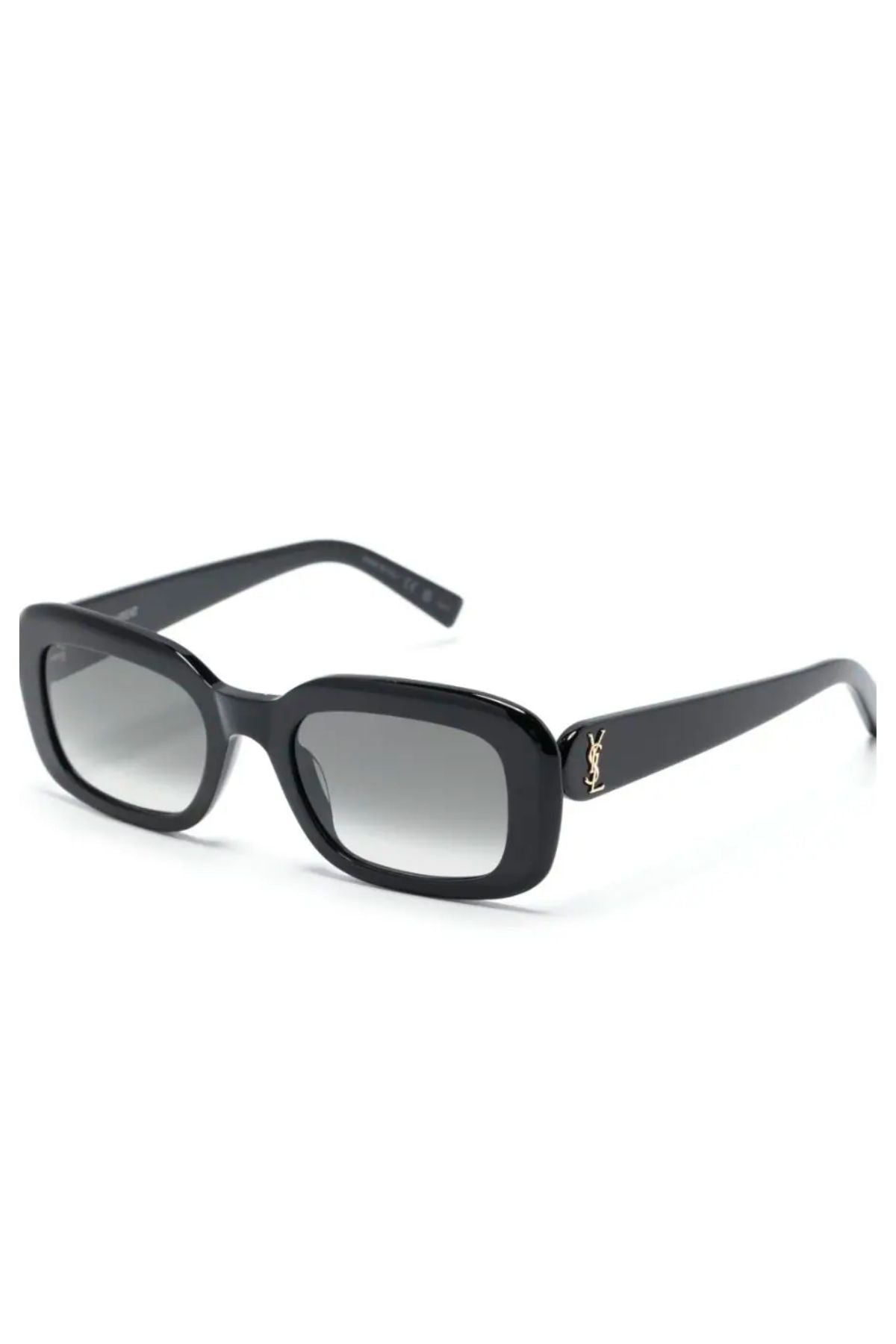 Saint Laurent Rectangle Frame Sunglasses - Black