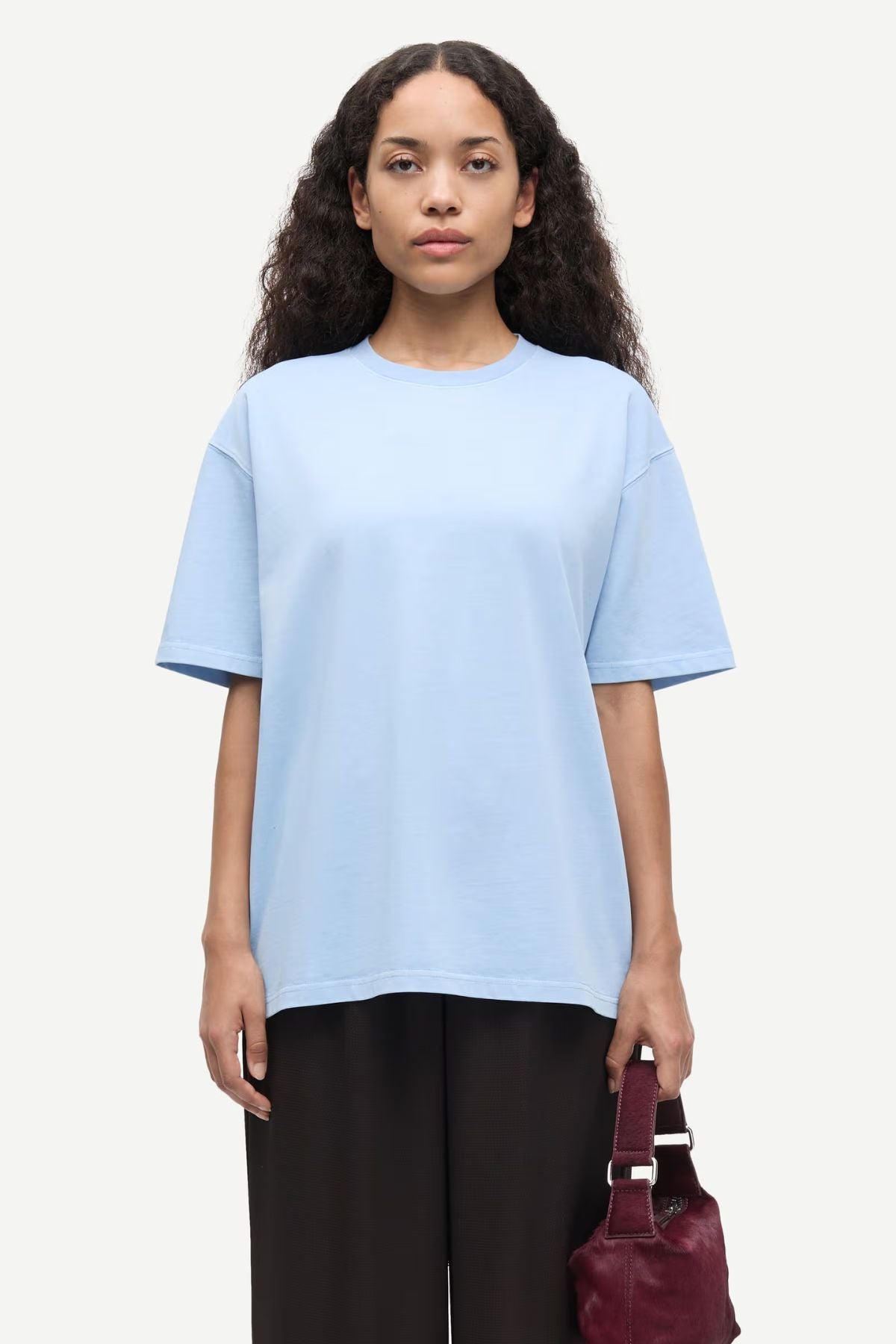 Samsøe Samsøe Eira T-Shirt - Cashmere Blue Pigment