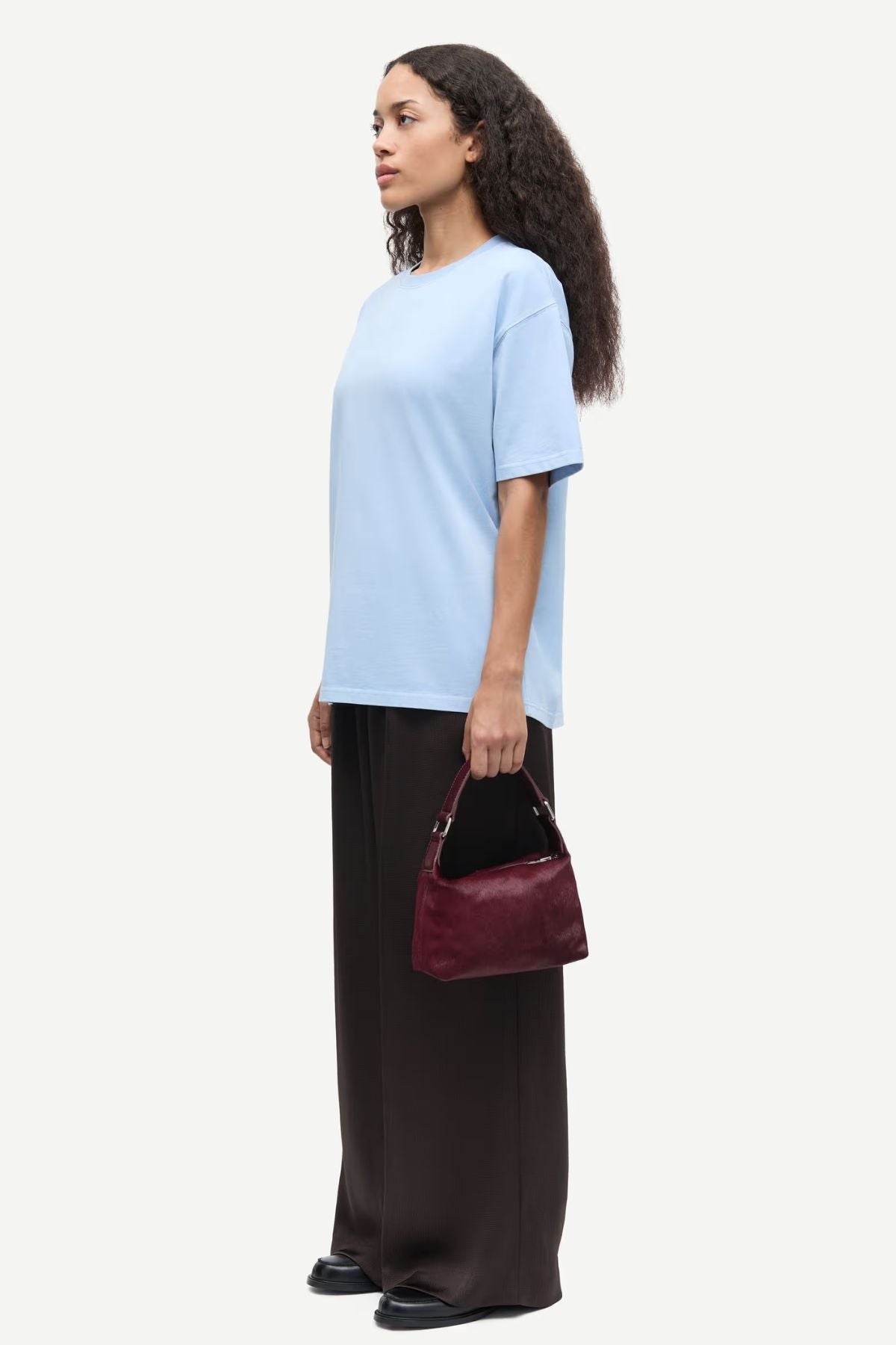 Samsøe Samsøe Eira T-Shirt - Cashmere Blue Pigment