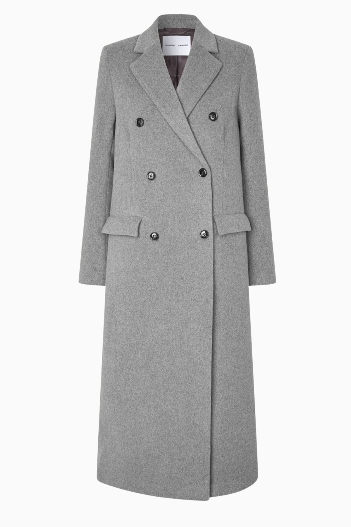 Samsøe Samsøe Falcon Coat - Grey Melange