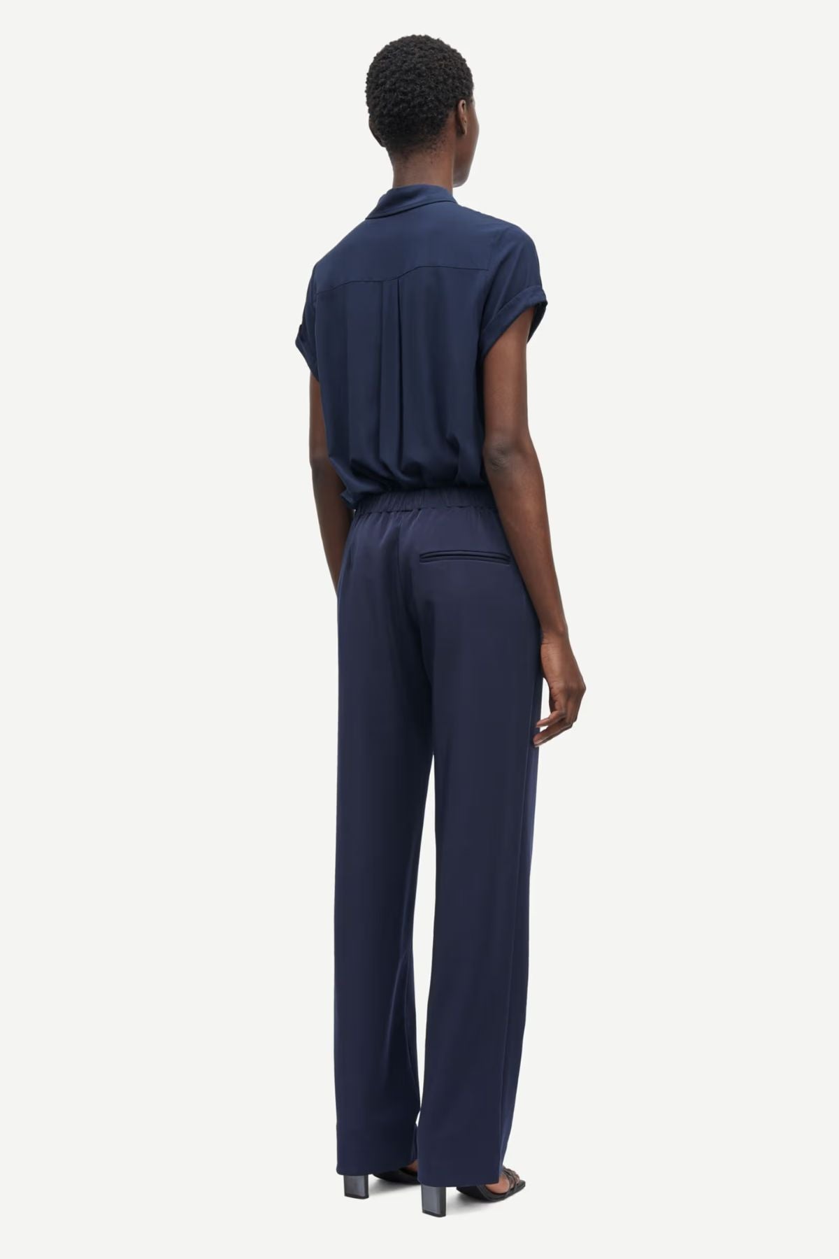 Samsøe Samsøe Hoys Straight Pant - Night Sky