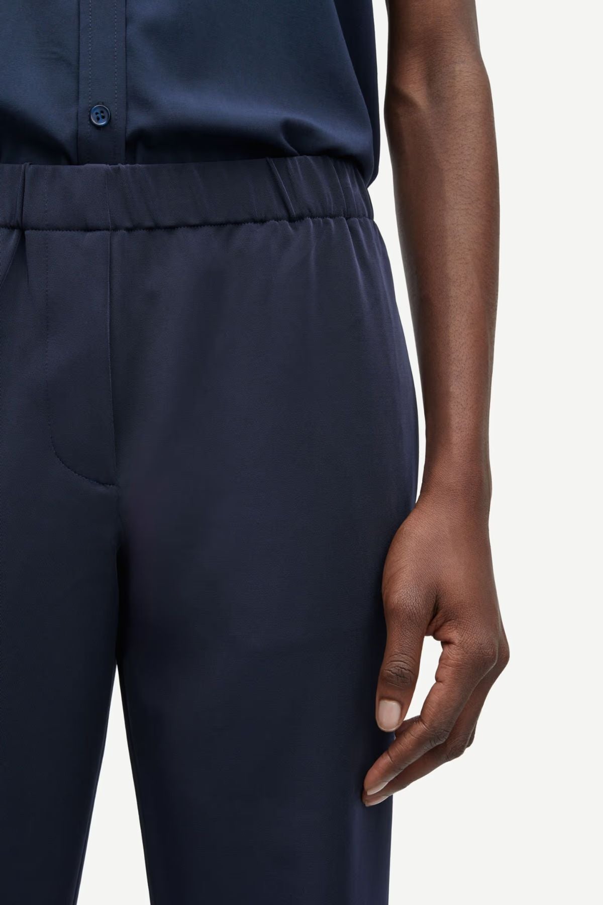 Samsøe Samsøe Hoys Straight Pant - Night Sky