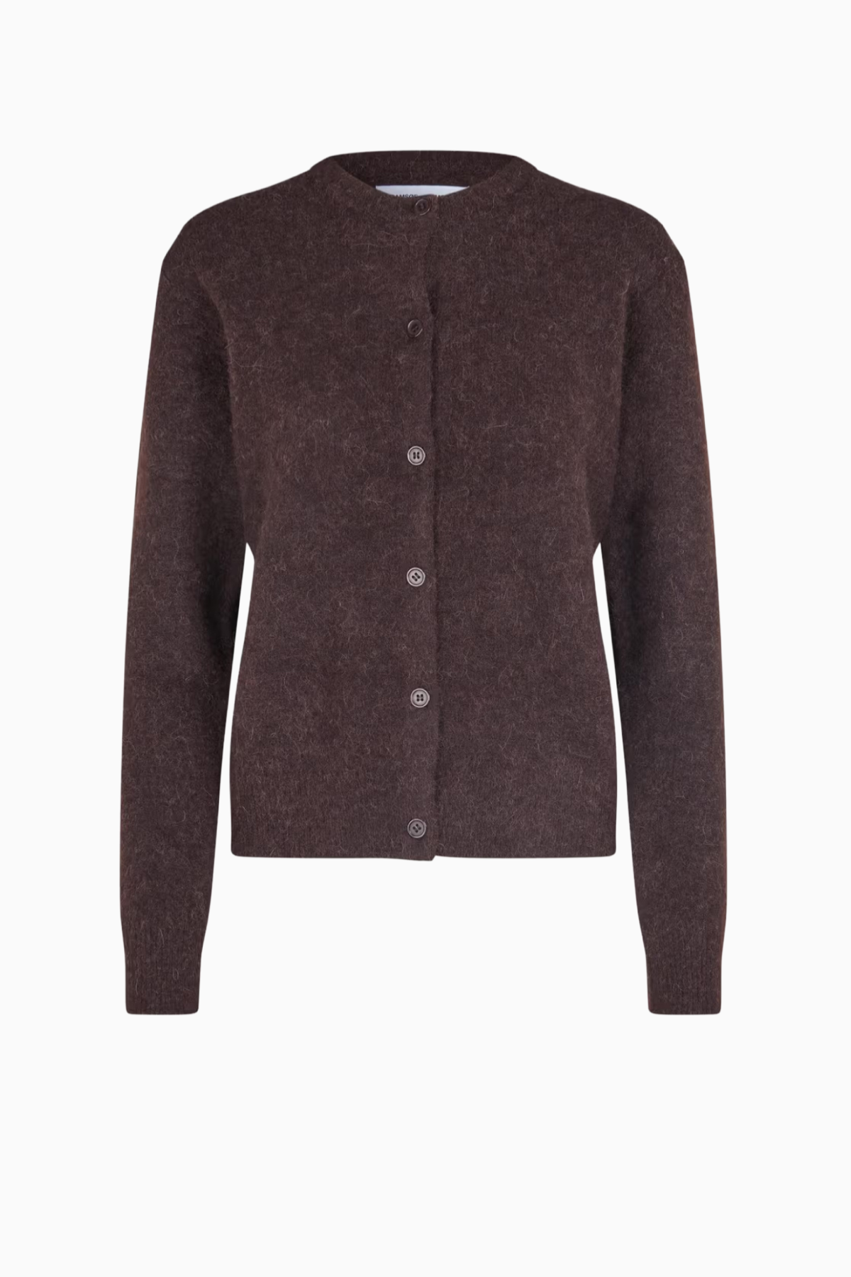 Samsøe Samsøe Nor Short Cardigan - Black Coffee