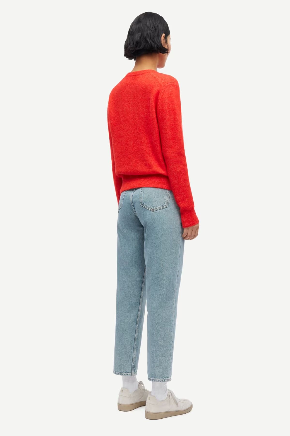 Samsøe Samsøe Nor Short Cardigan - Flame Scarlett