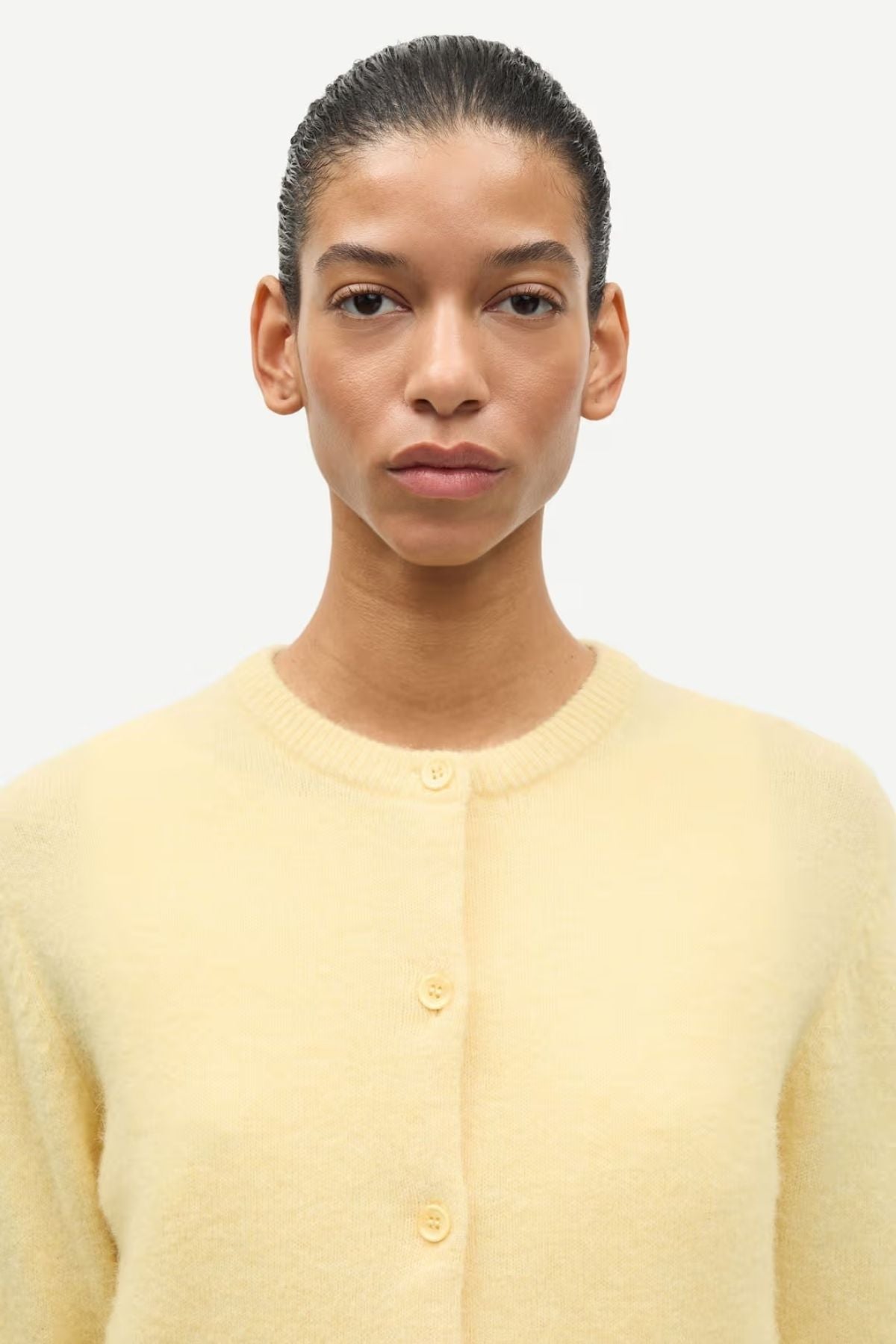 Samsøe Samsøe Nor Short Cardigan - Straw