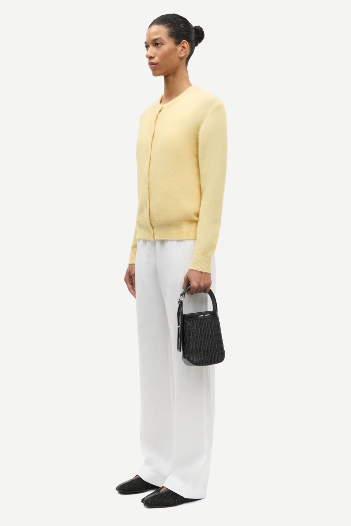 Samsøe Samsøe Nor Short Cardigan - Straw