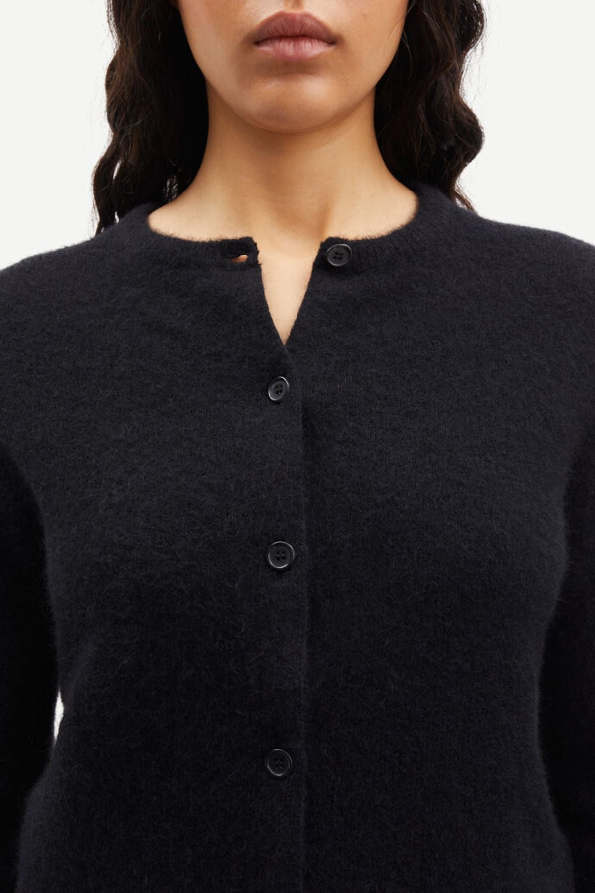 Samsøe Samsøe Nor Short Cardigan - Black