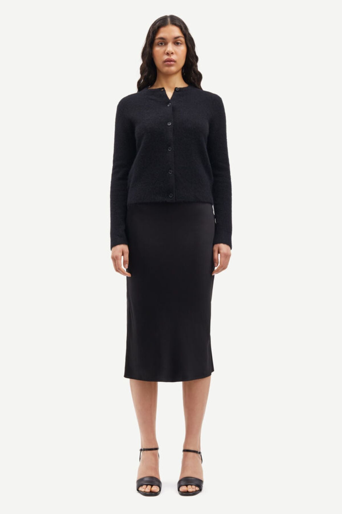 Samsøe Samsøe Nor Short Cardigan - Black