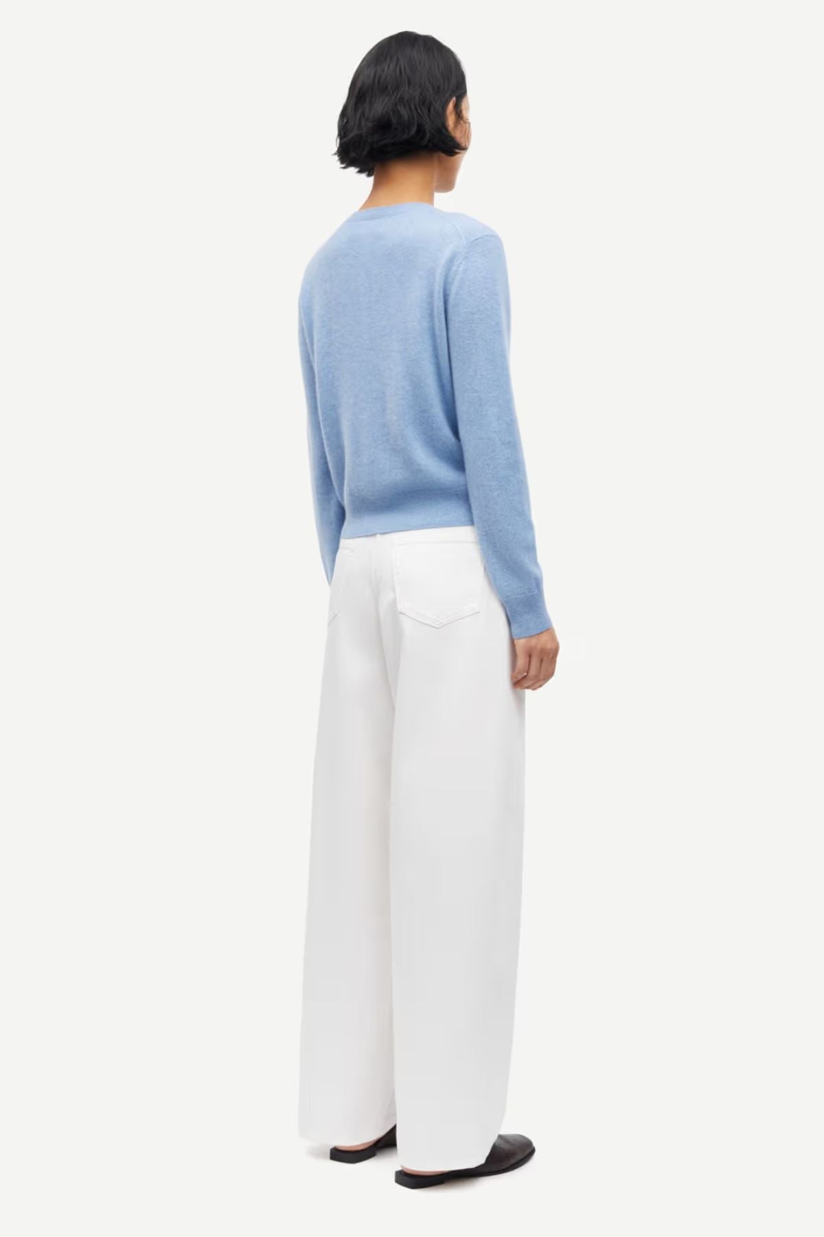 Samsøe Samsøe Saboston Cardigan - Blue Denim Melange