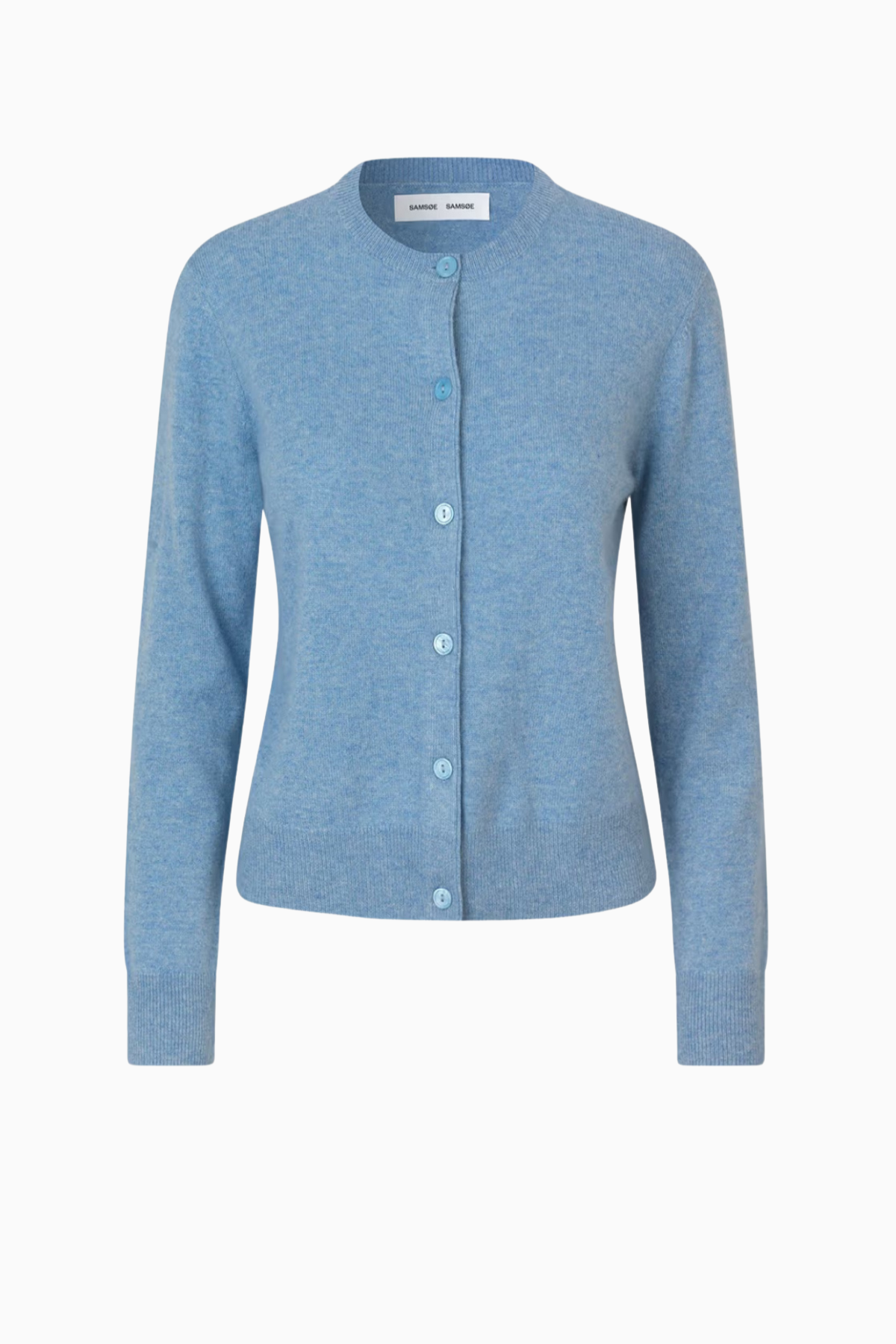 Samsøe Samsøe Saboston Cardigan - Blue Denim Melange