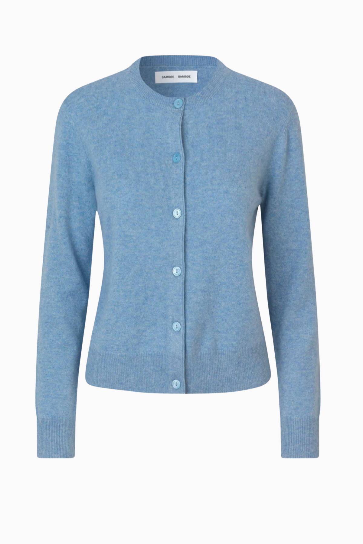 Samsøe Samsøe Saboston Cardigan - Blue Denim Melange