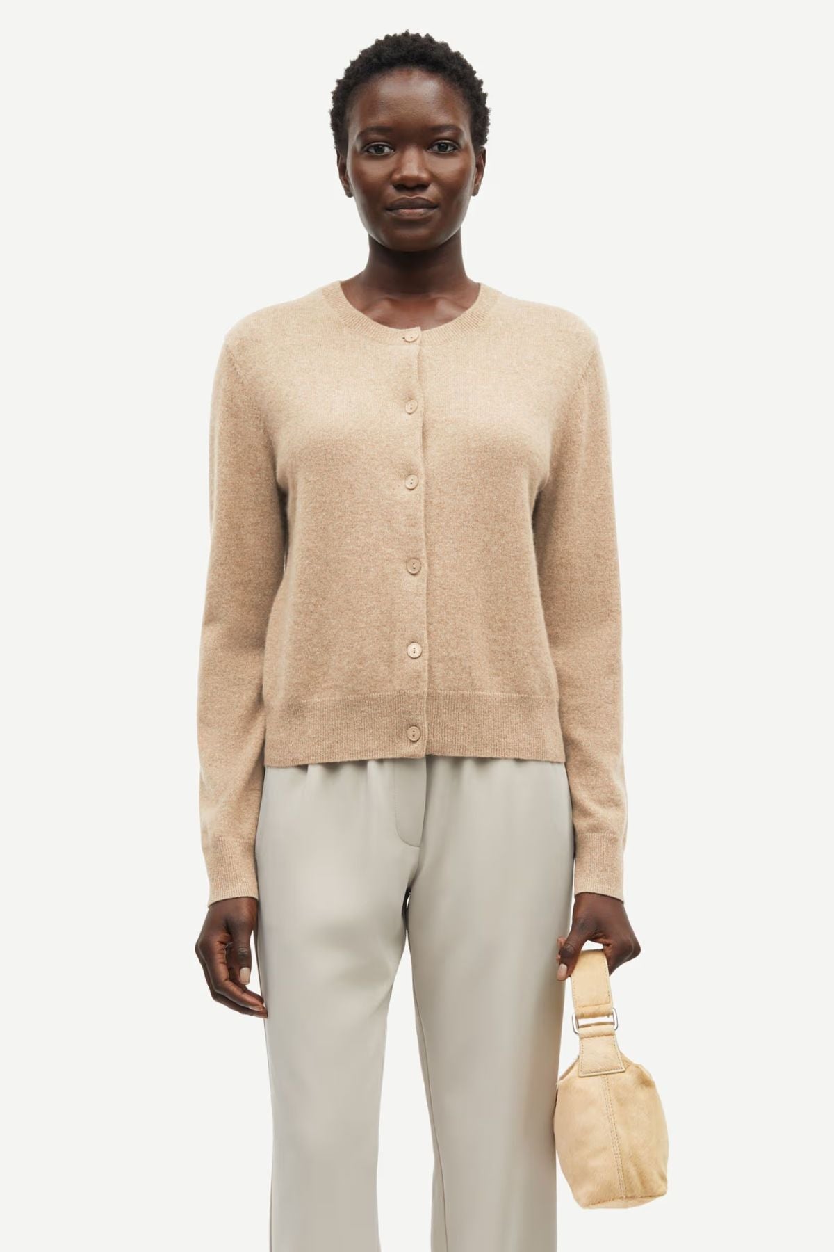Samsøe Samsøe Saboston Cardigan - Oatmeal