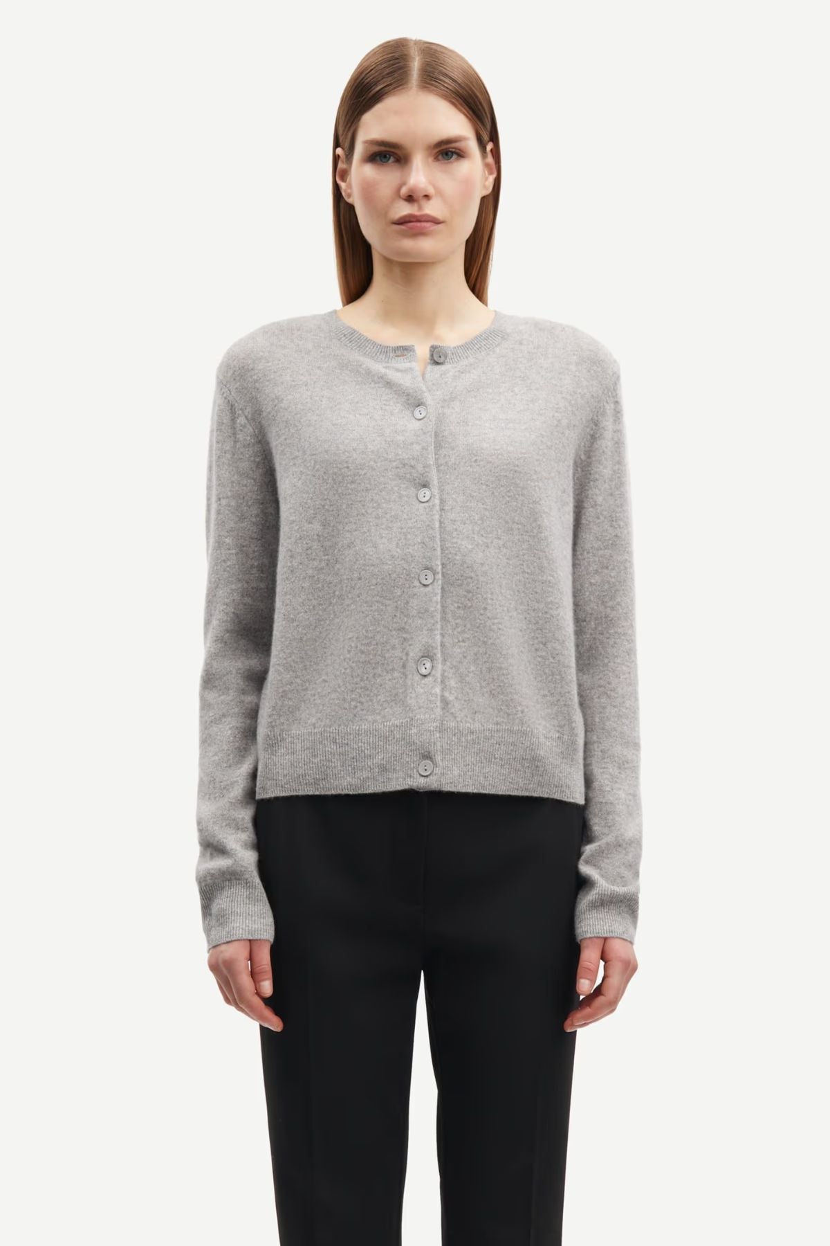 Samsøe Samsøe Saboston Cardigan - Grey Melange