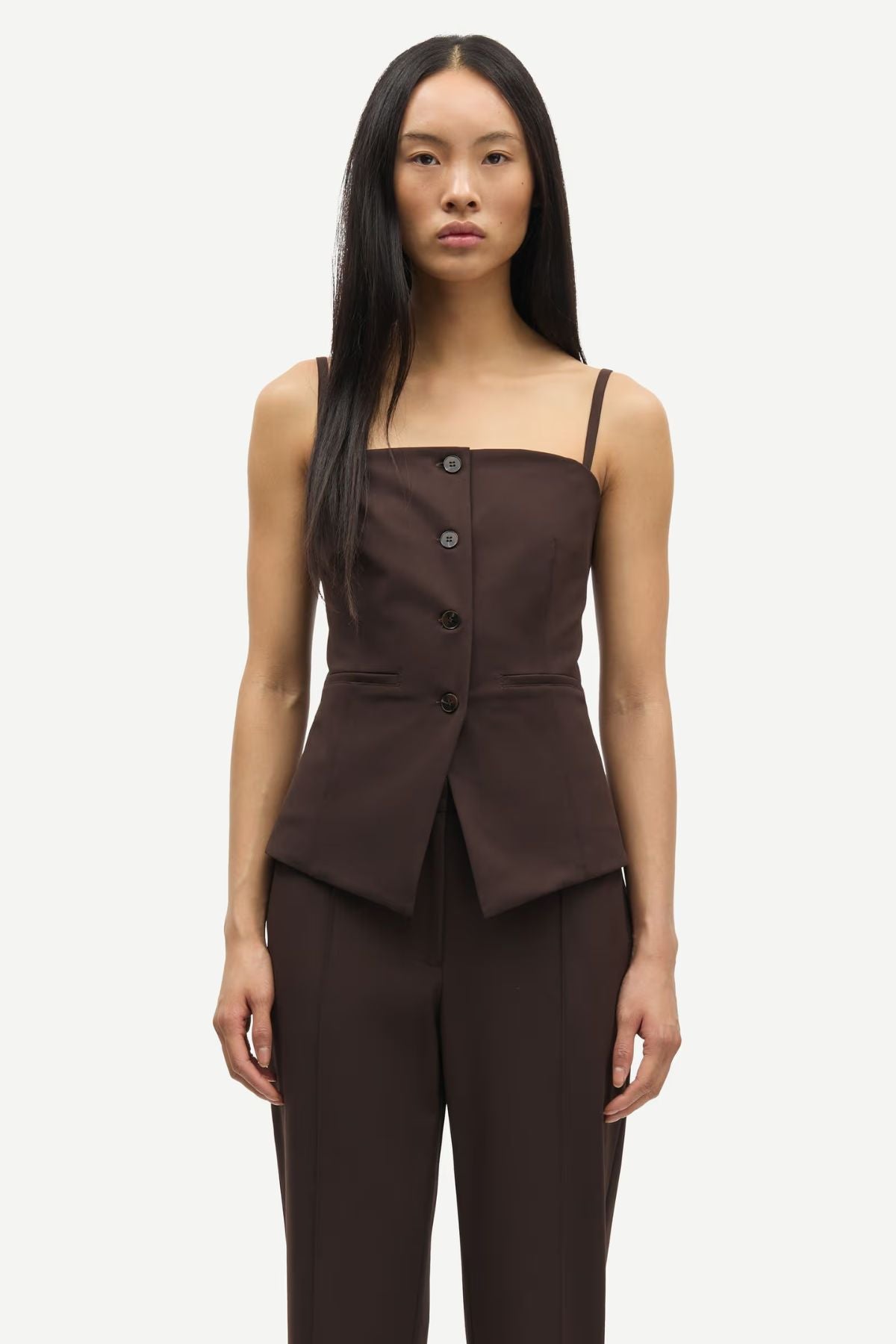 Samsøe Samsøe Saclo Top - Black Coffee