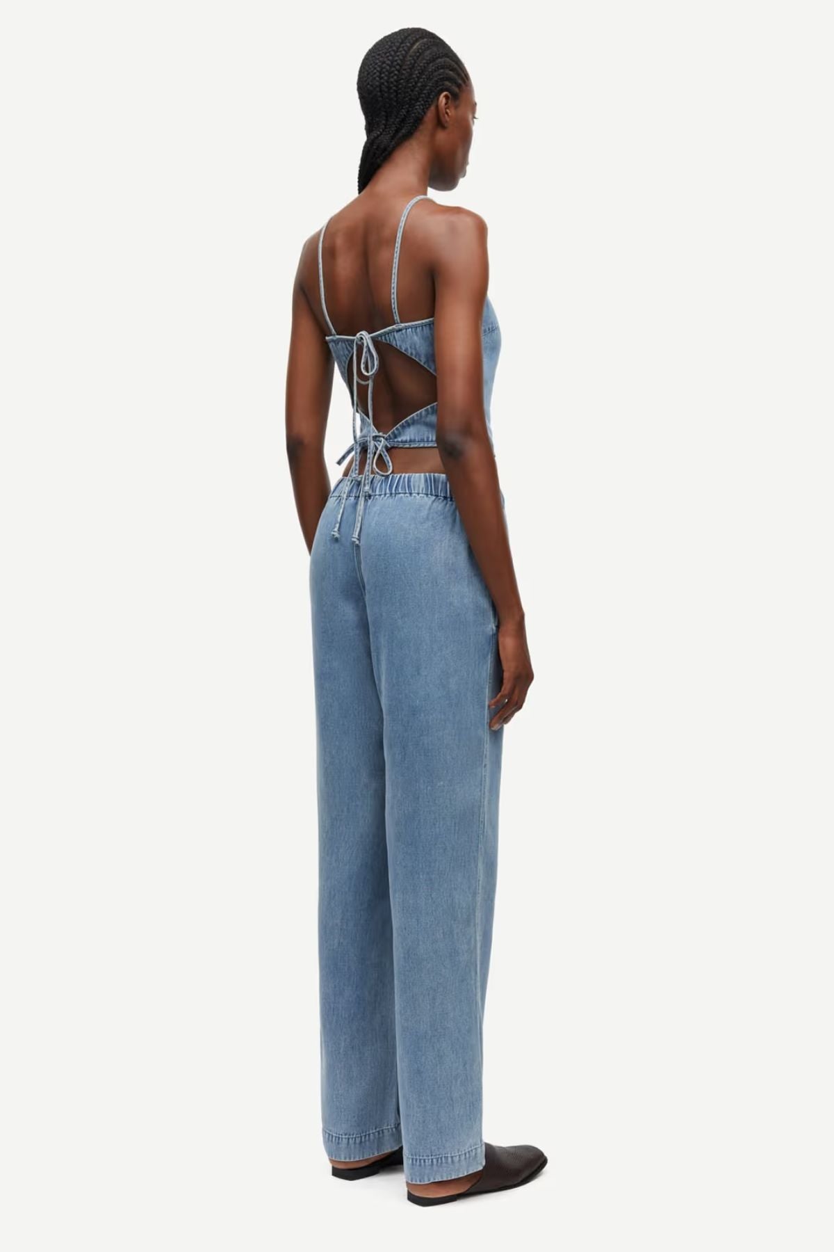 Samsøe Samsøe Sahoysa Trousers - Denim Blue