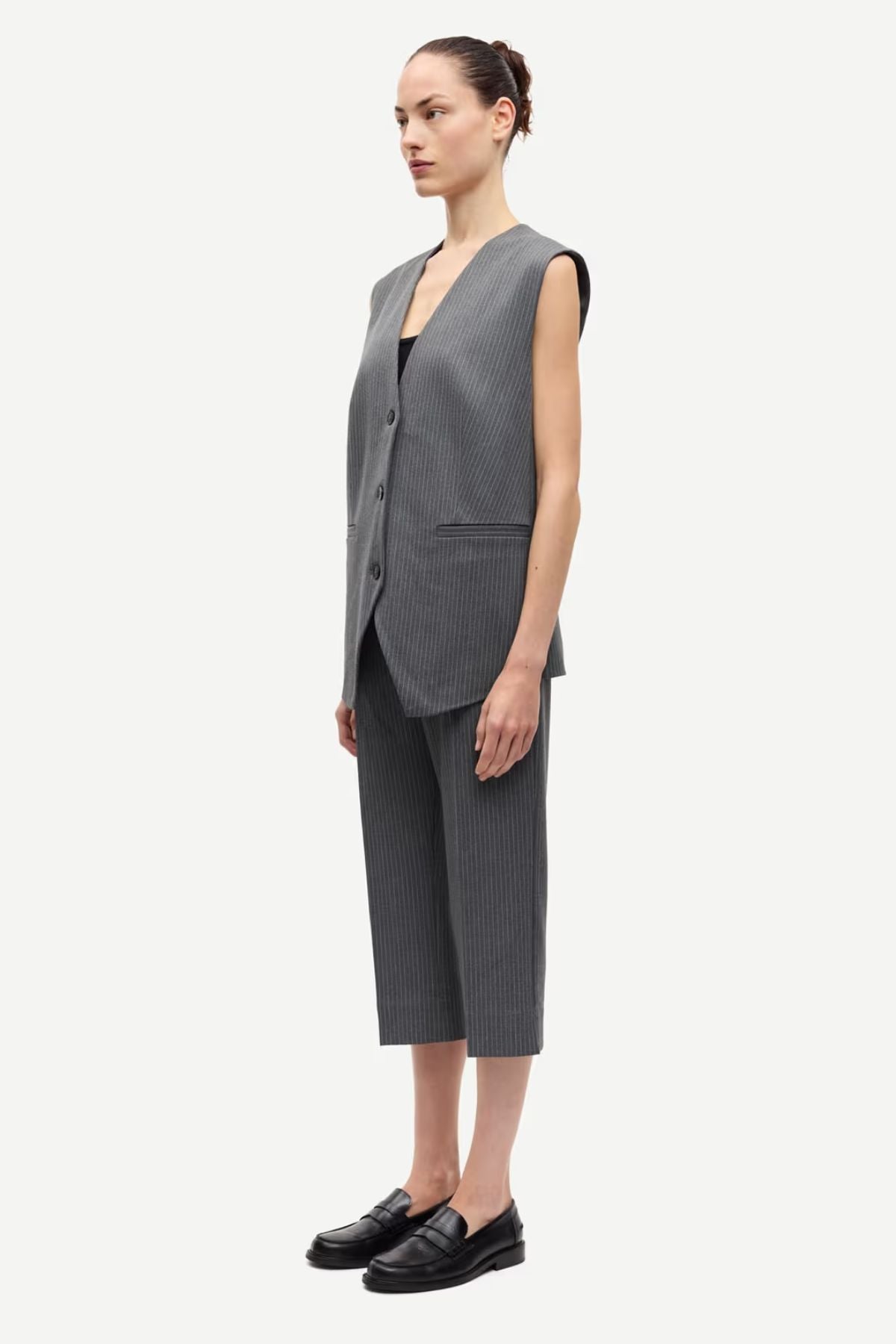 Samsøe Samsøe Saleni Vest 15496 - Dark Gull Grey