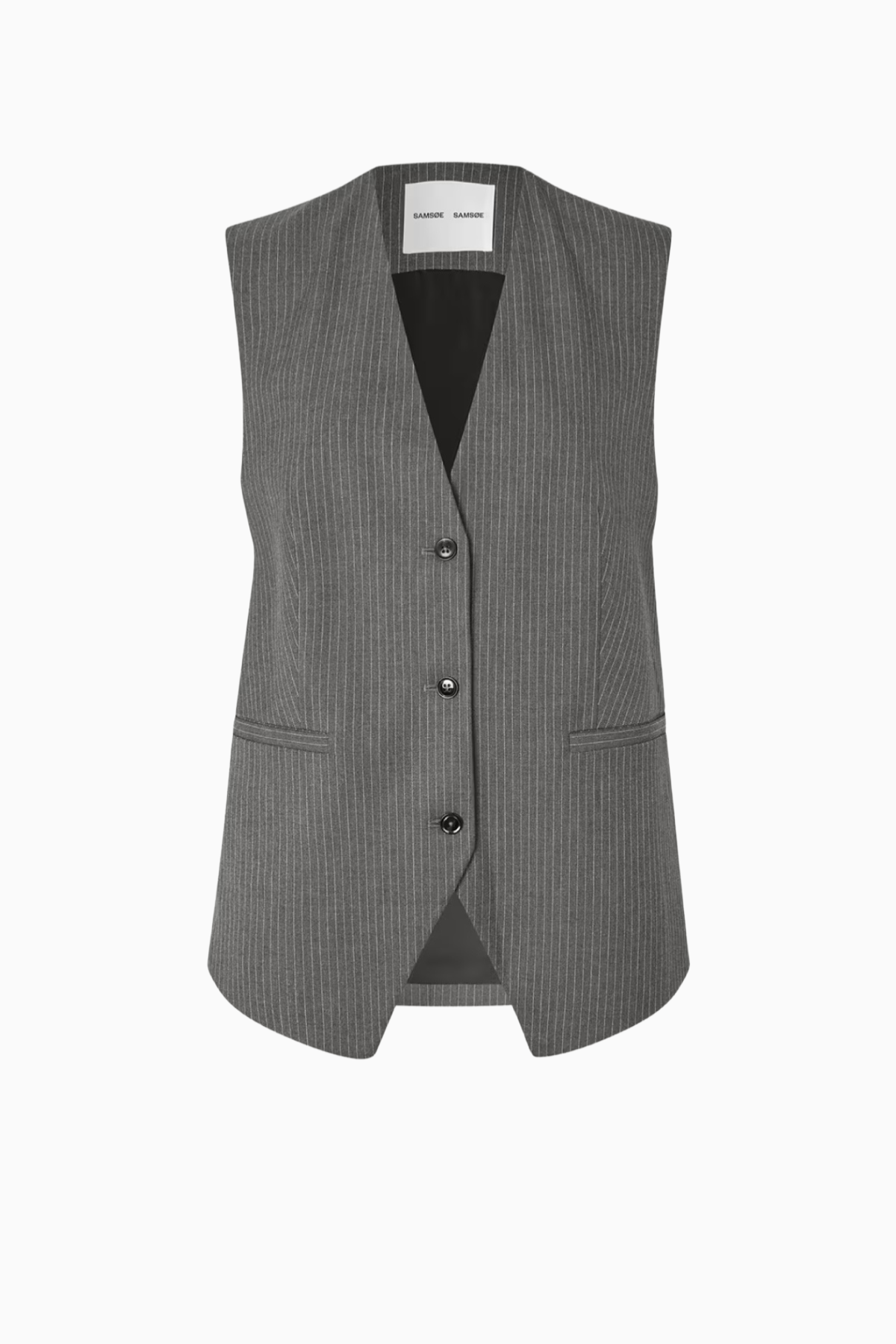 Samsøe Samsøe Saleni Vest - Dark Gull Grey