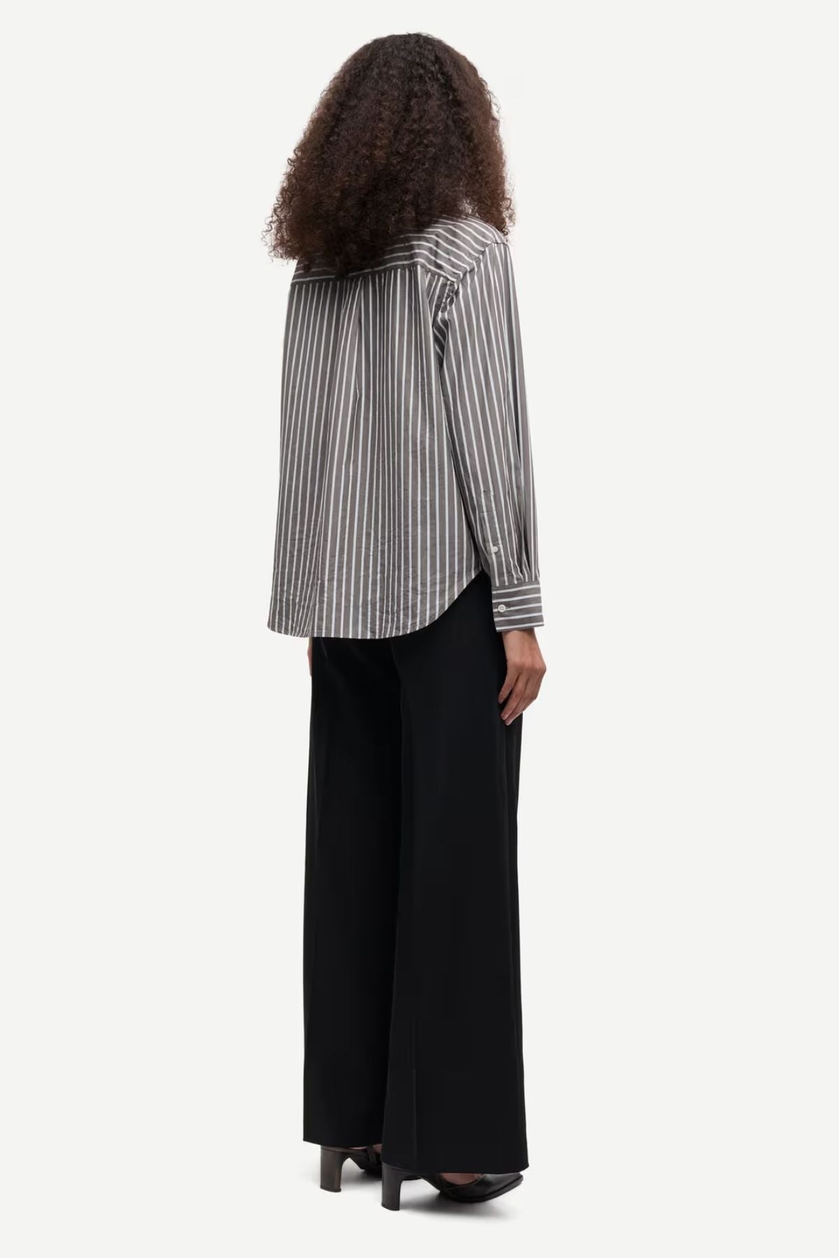 Samsøe Samsøe Salova Pocket Shirt - Brown Stripe