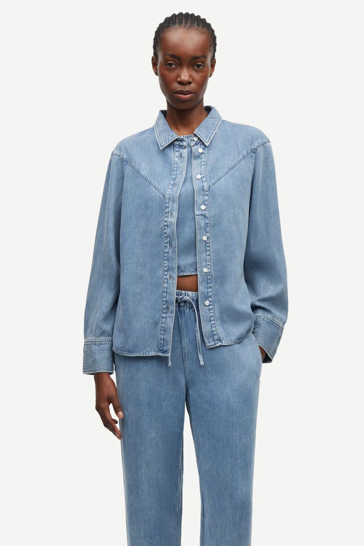 Samsøe Samsøe Samos Shirt - Denim Blue