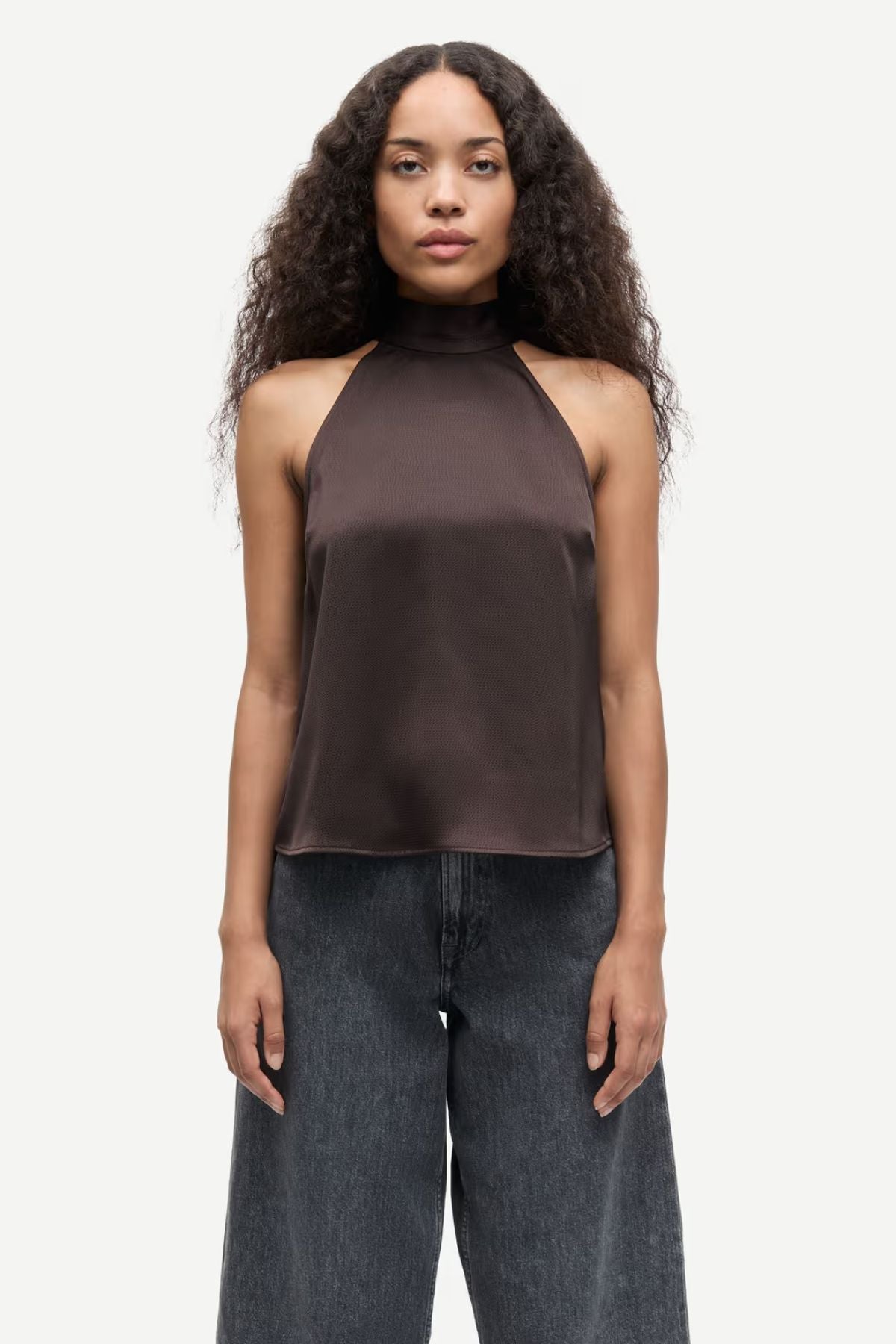 Samsøe Samsøe Sarheos Top - Black Coffee