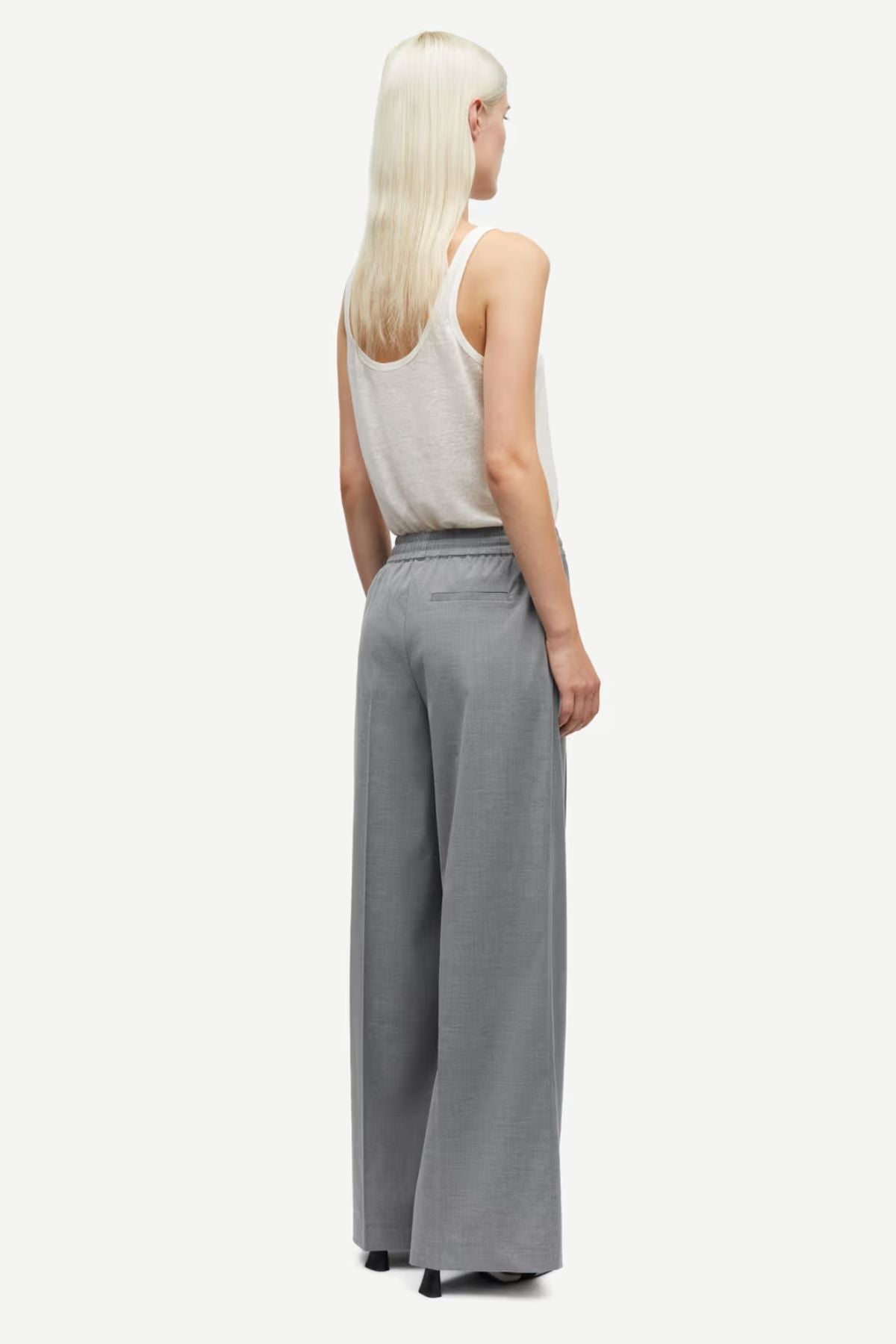 Samsøe Samsøe Sarila Trousers - Grey Melange