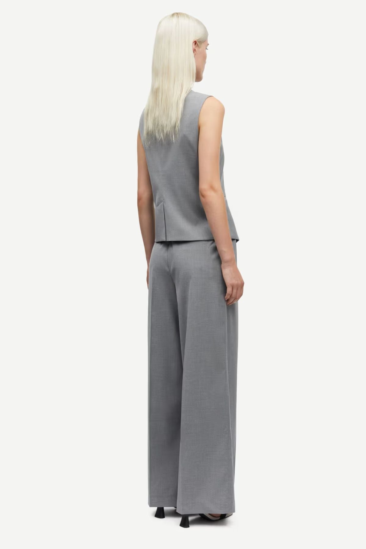 Samsøe Samsøe Saruma Vest - Grey Melange