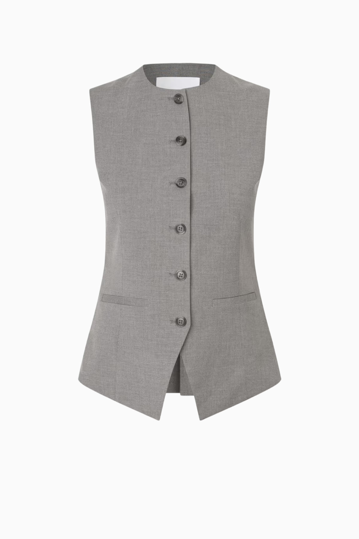 Samsøe Samsøe Saruma Vest - Grey Melange