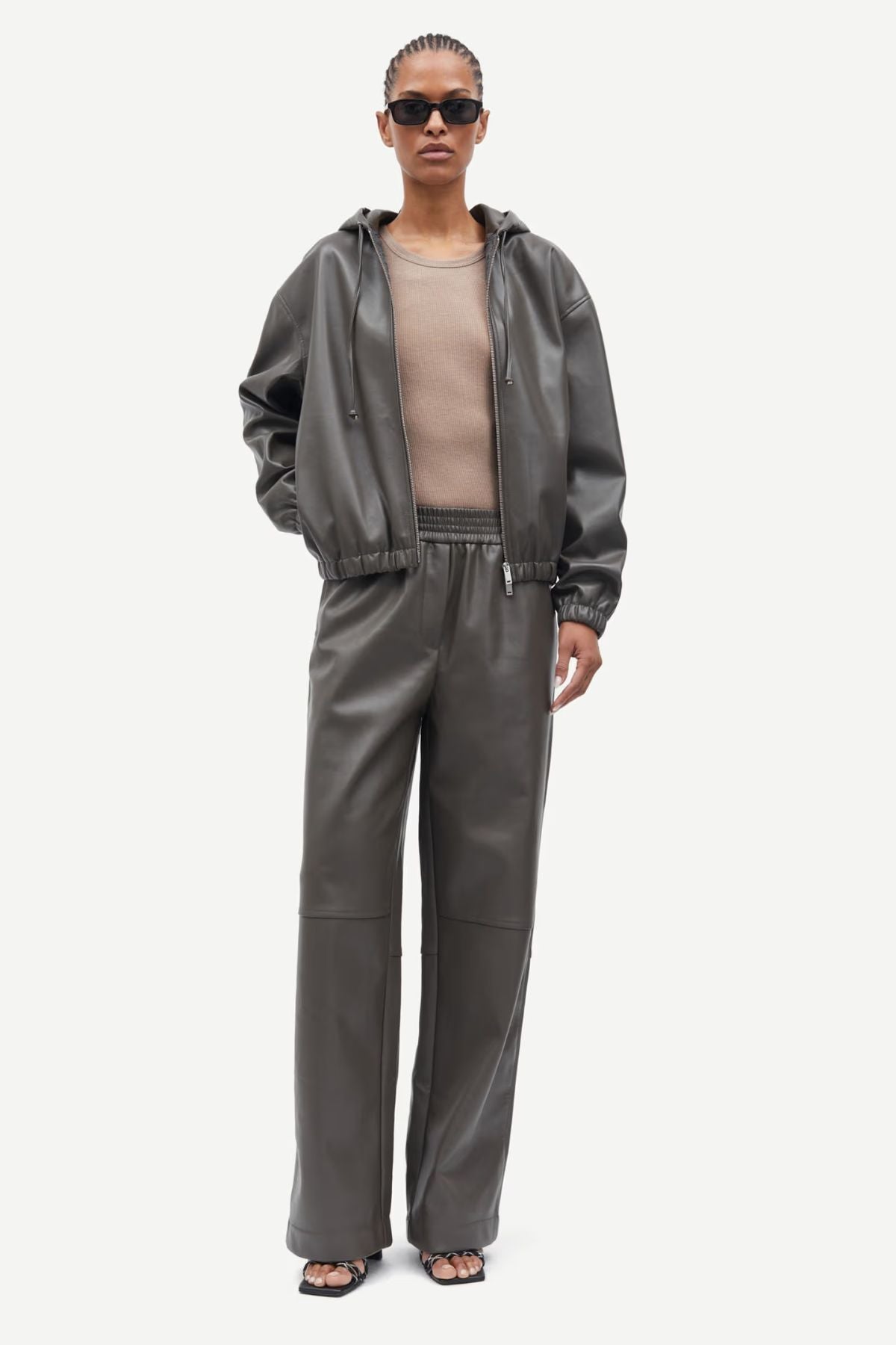 Samsøe Samsøe Savana Zip Hoodie - Beluga