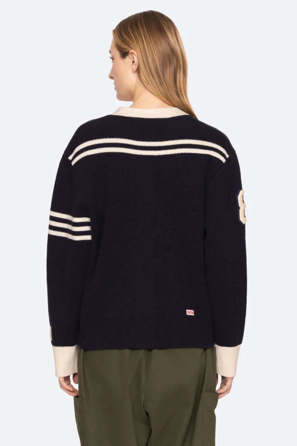 Sea NY Arther Varsity Cardigan - Navy