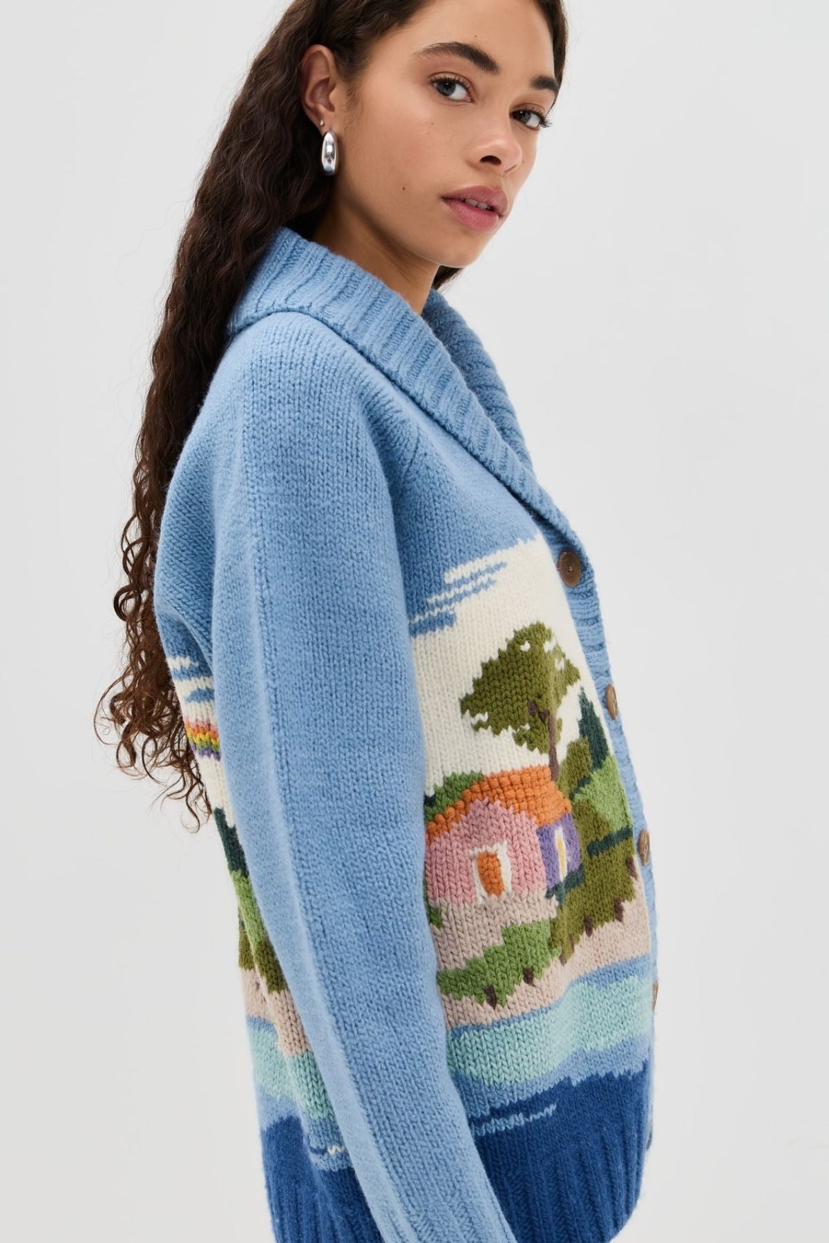 Sea NY Bekka Instarsia Cardigan - Multi