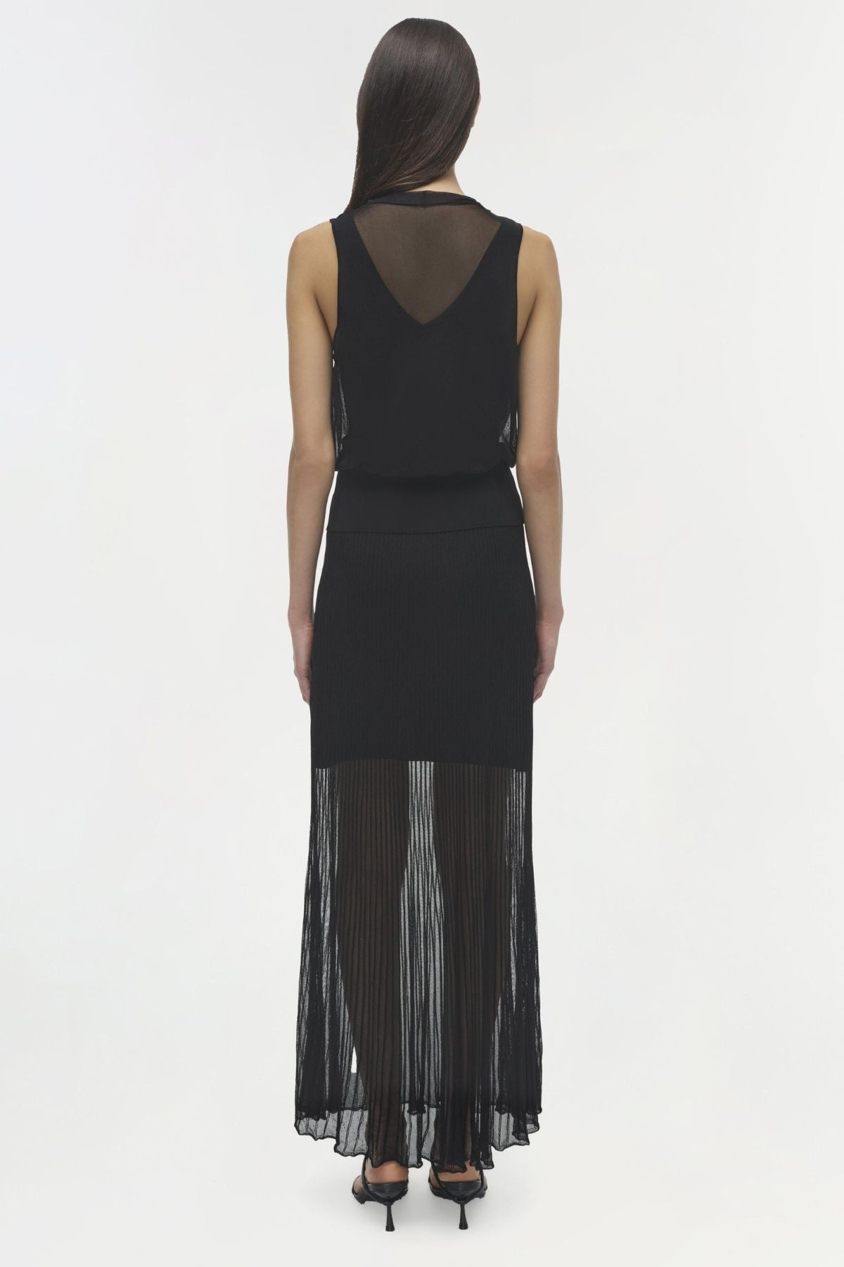 Simkhai Carmina Cowl Tank - Black