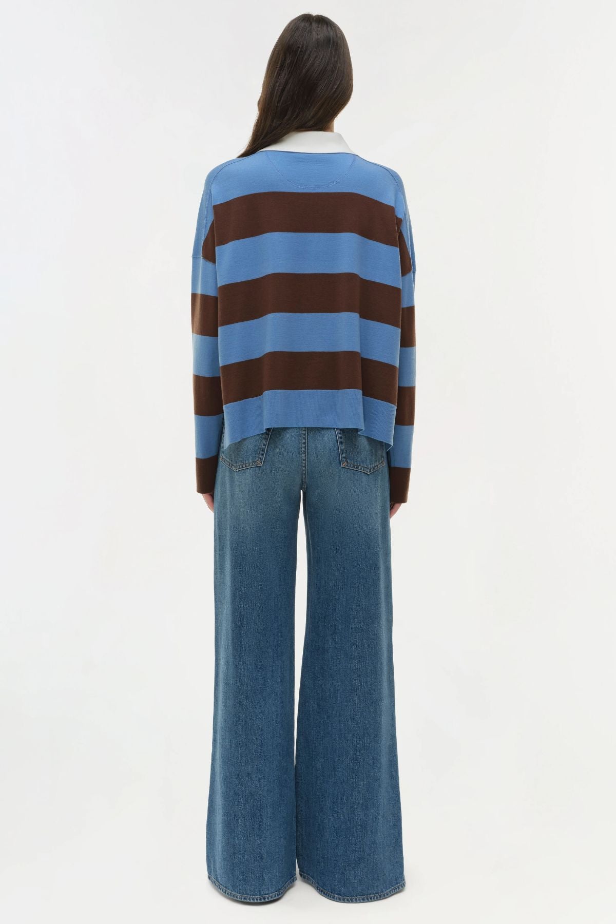Simkhai Carson Rugby Polo - Horizon Stripe