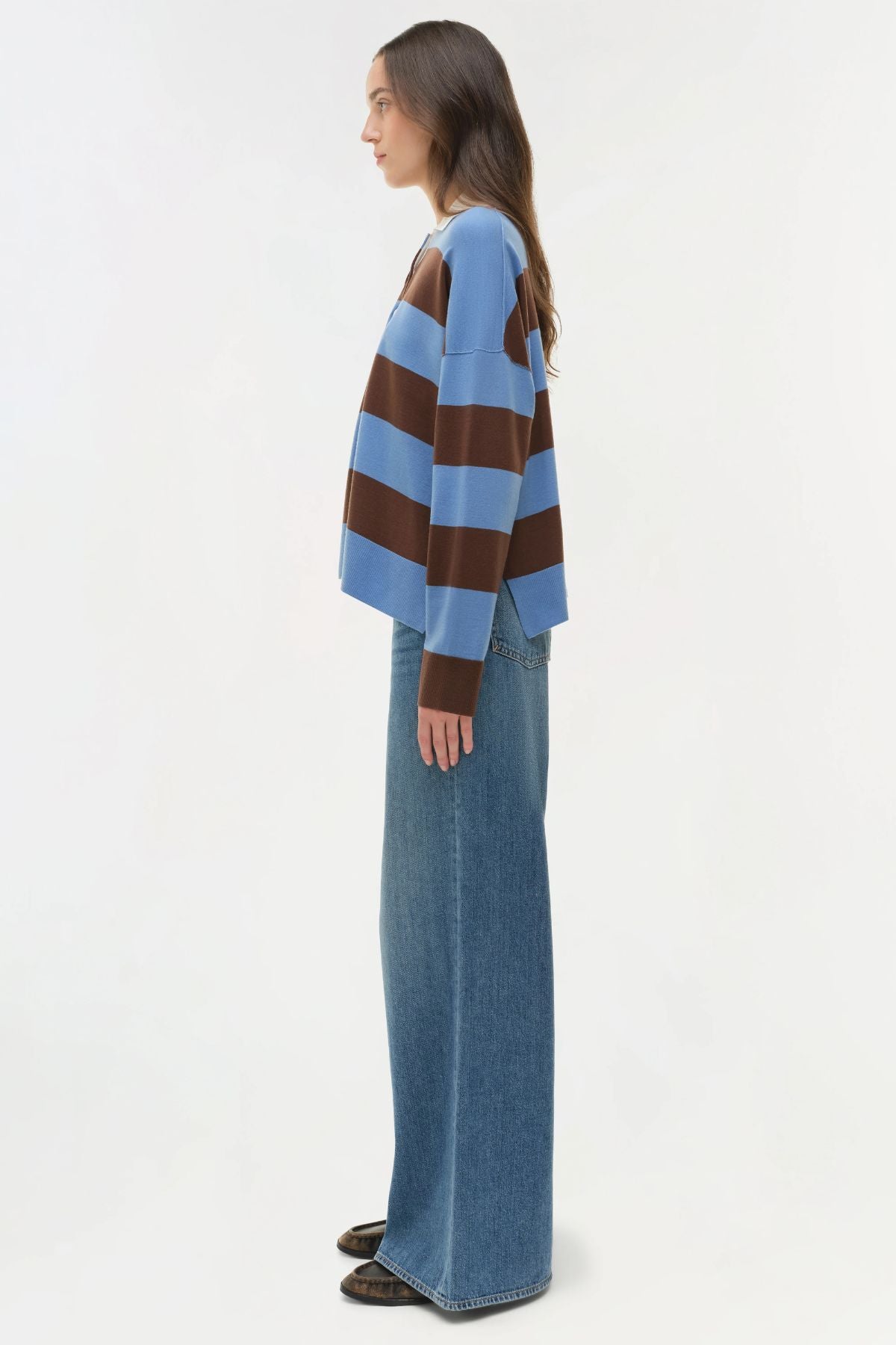 Simkhai Carson Rugby Polo - Horizon Stripe