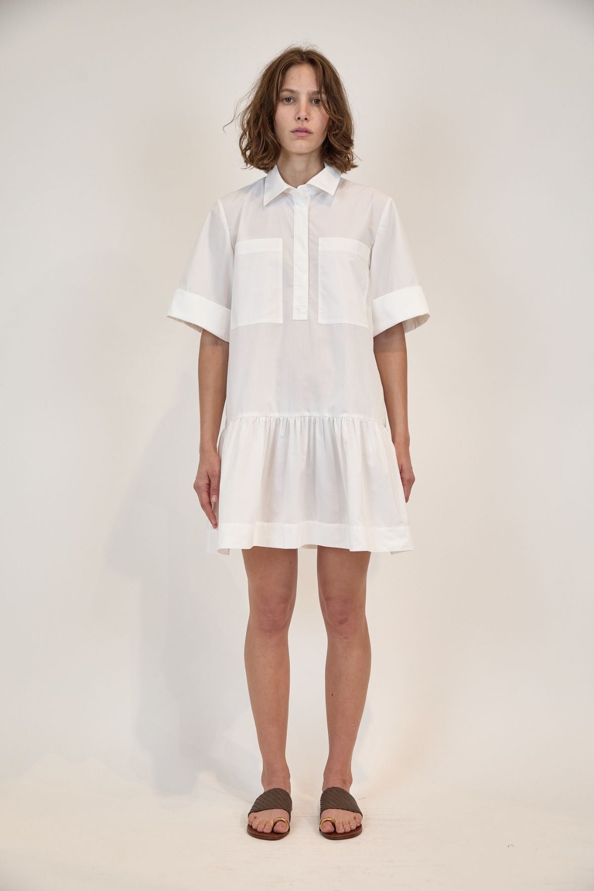 Simkhai Cris Mini Dress - White