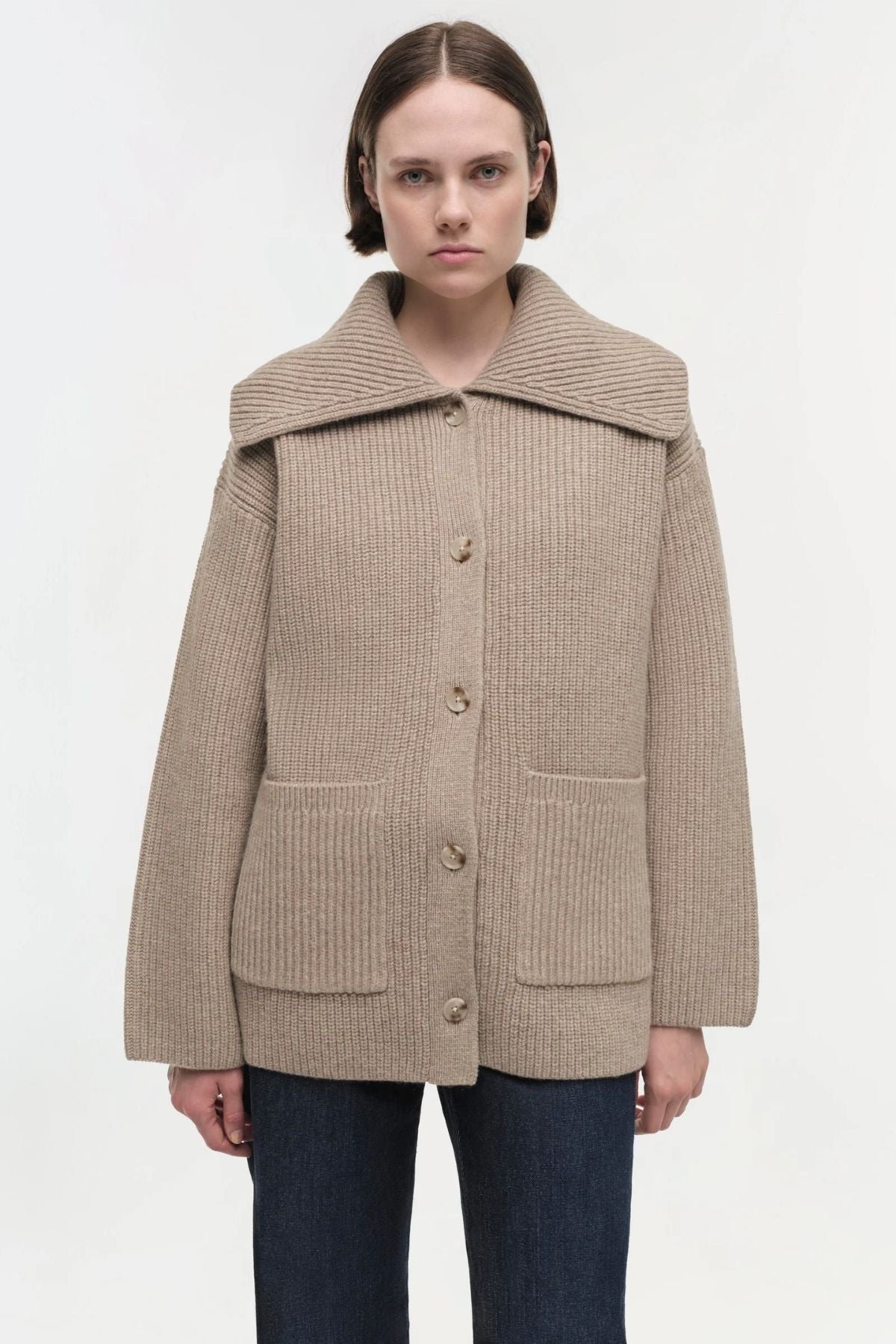 Simkhai Hollie Cardigan - Oat